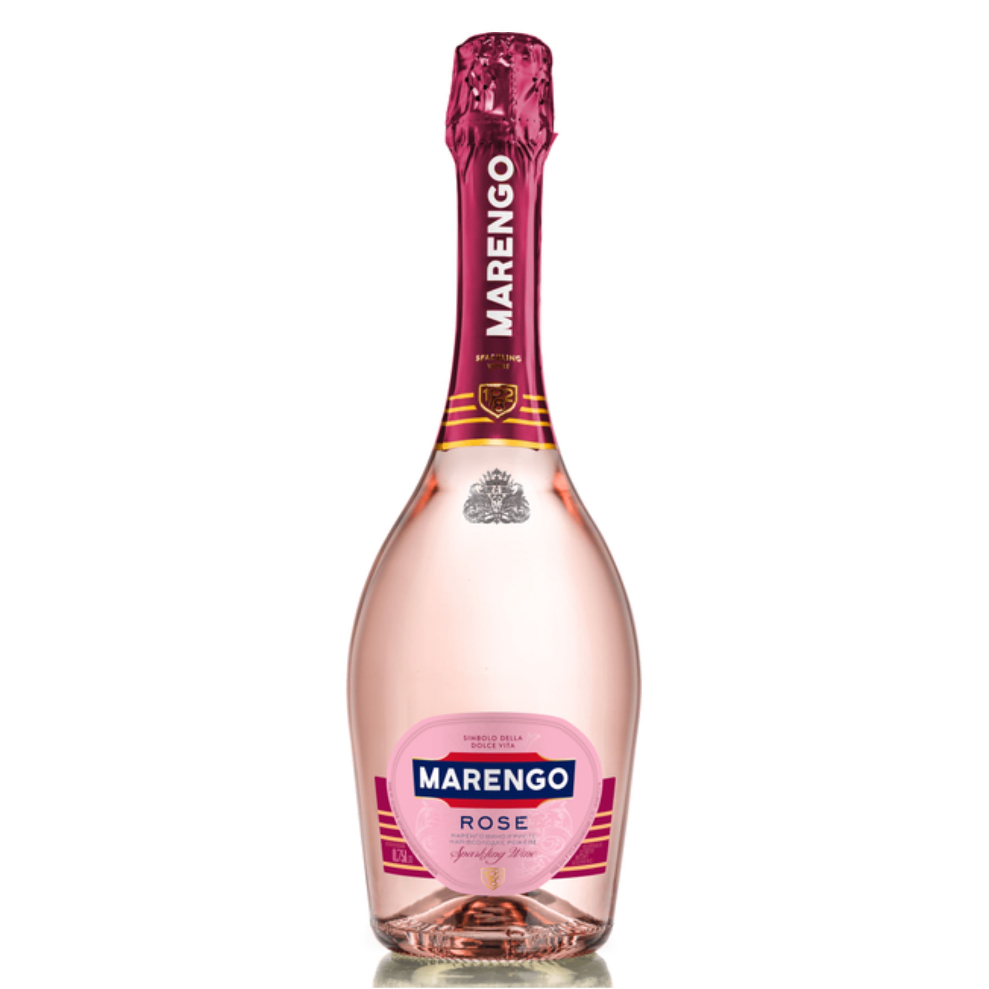 Вино ігристе Marengo Rose н/сол. рожеве 13.5% 0.75 л