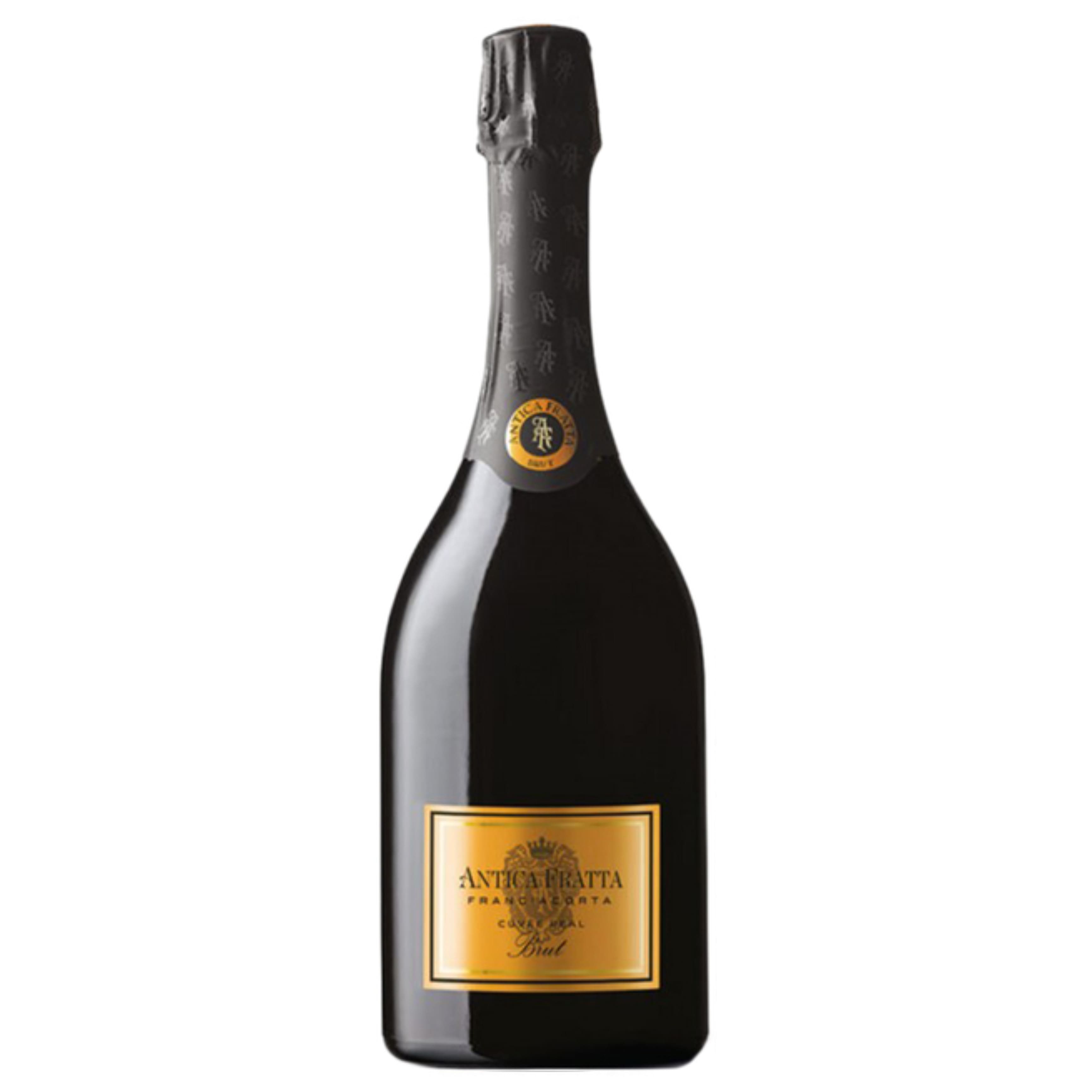 Вино ігристе Antica Fratta Franciacorta Cuvee Real Brut сухе біле 13% 0.75 л
