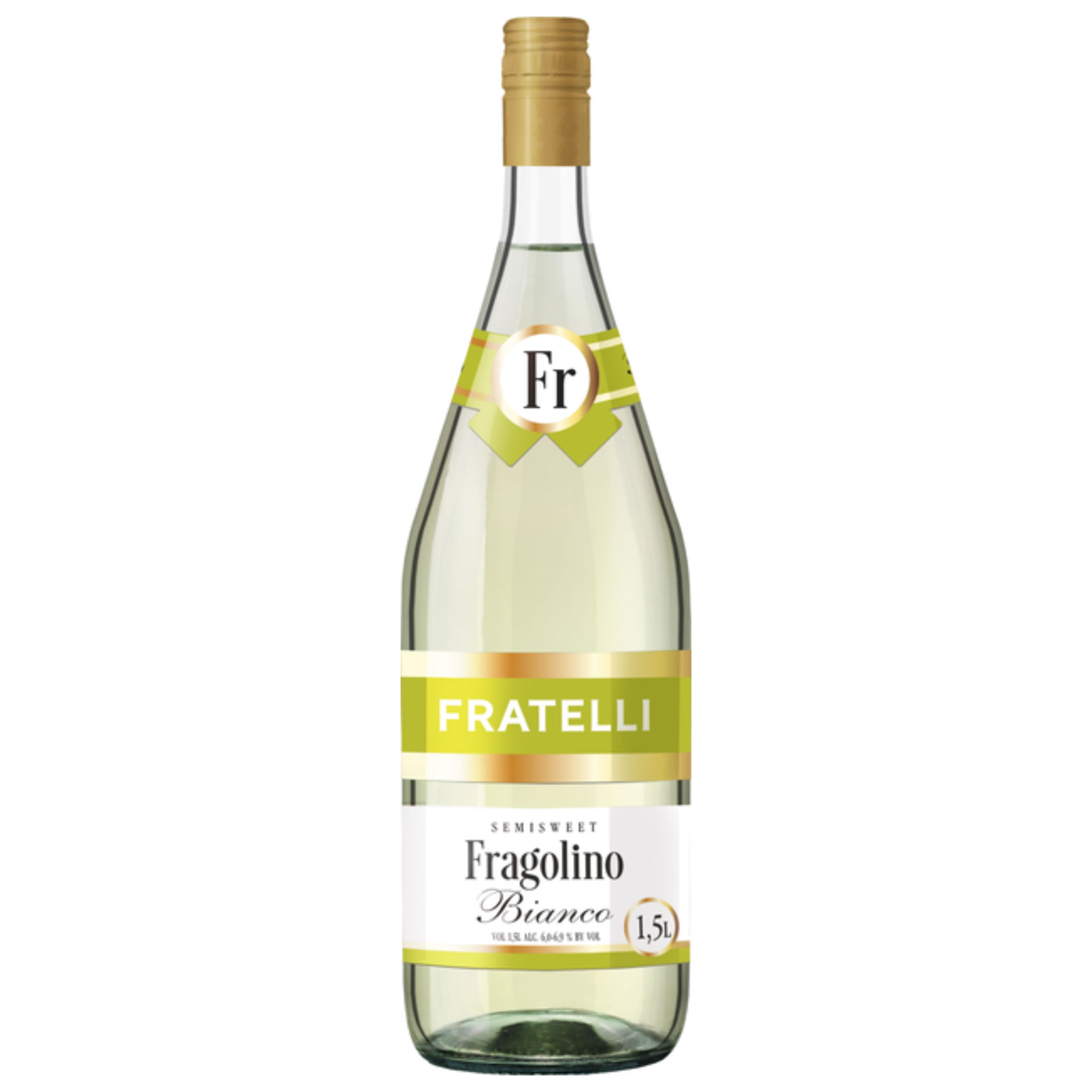Напій вин. ігр. Fratelli Fragolino Bianco н/сол. білий 6.9% 1.5 л