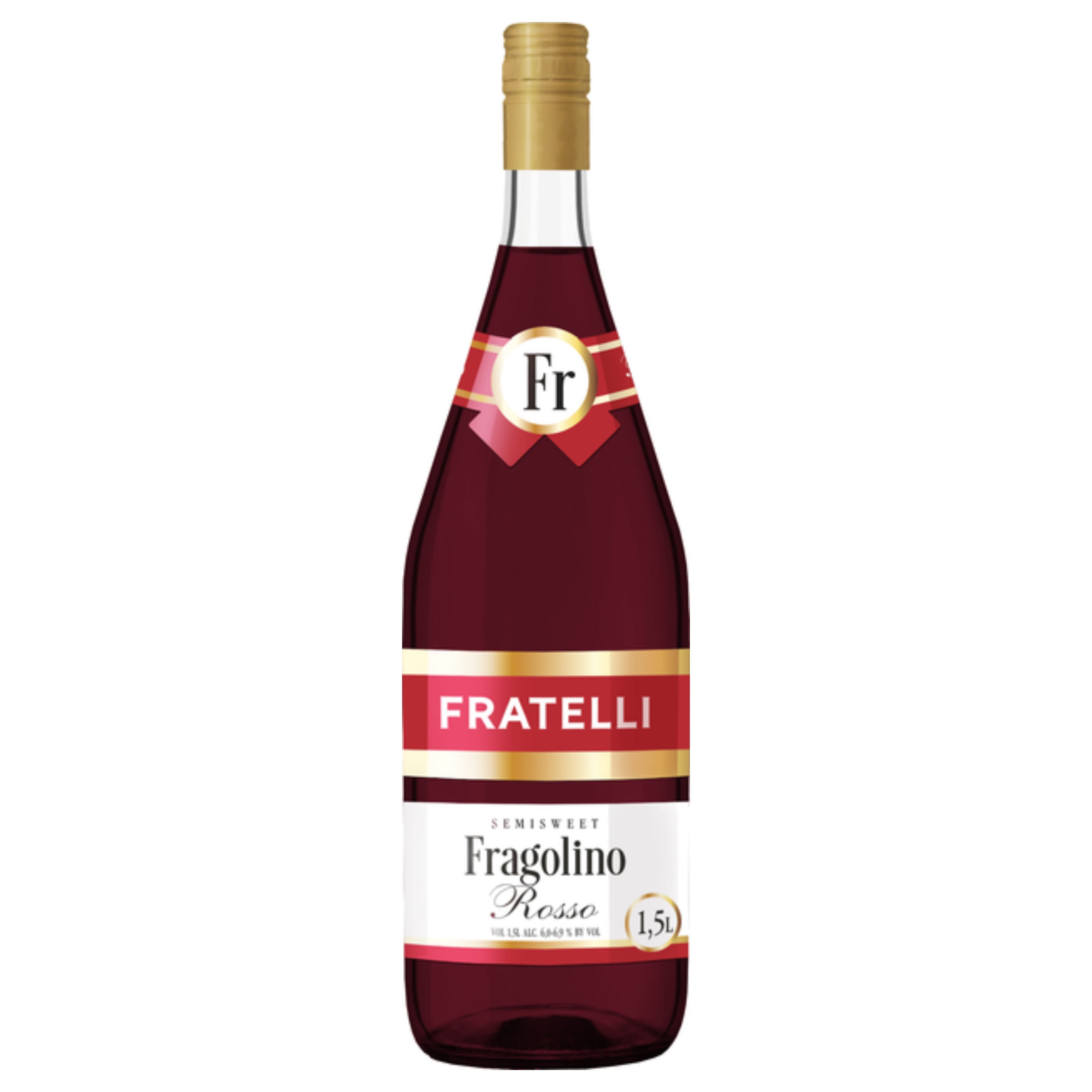 Напій вин. ігр. Fratelli Fragolino Rosso н/сол. червоний 6.9% 1.5 л