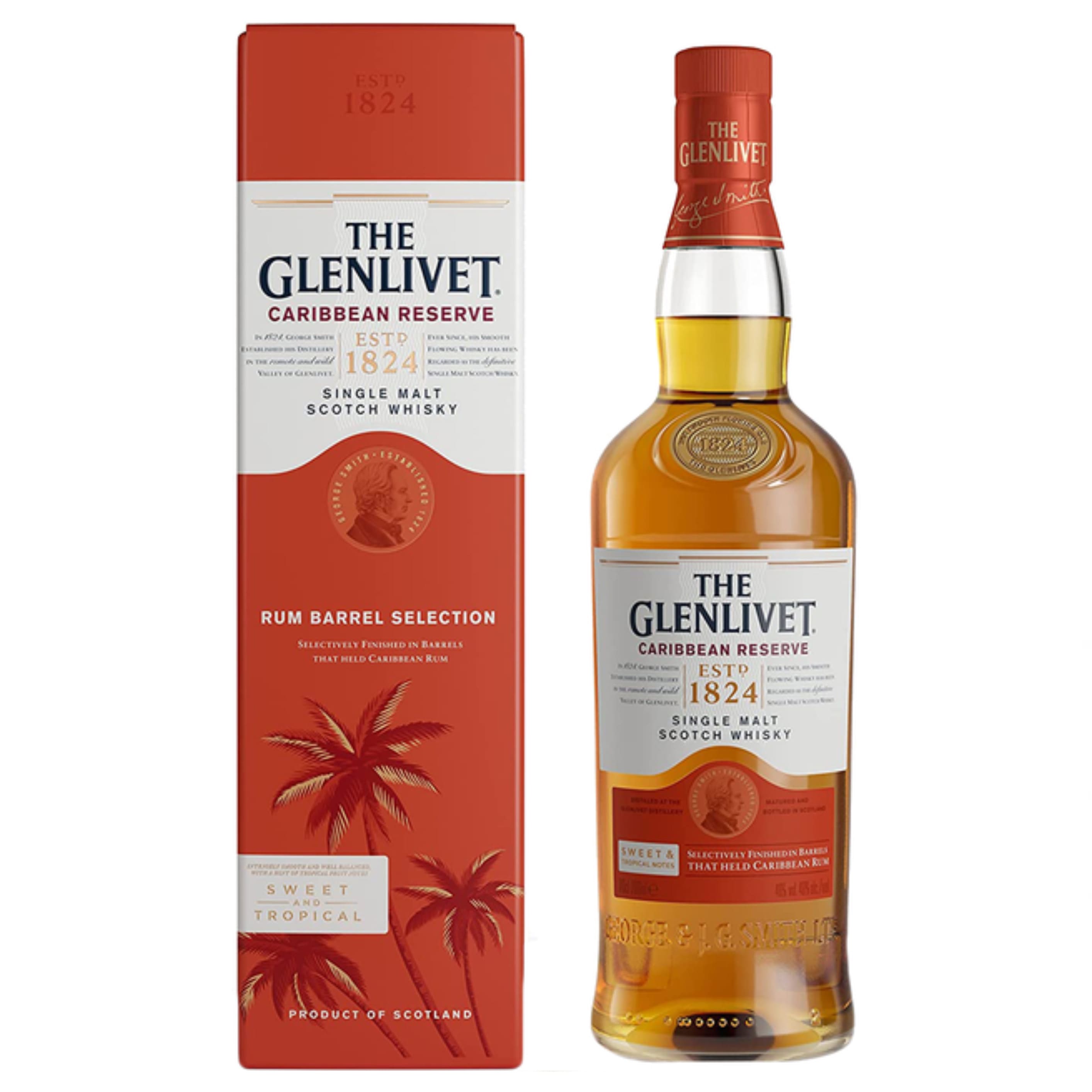 Віскі The Glenlivet Caribbean Reserve 40% 0.7 л