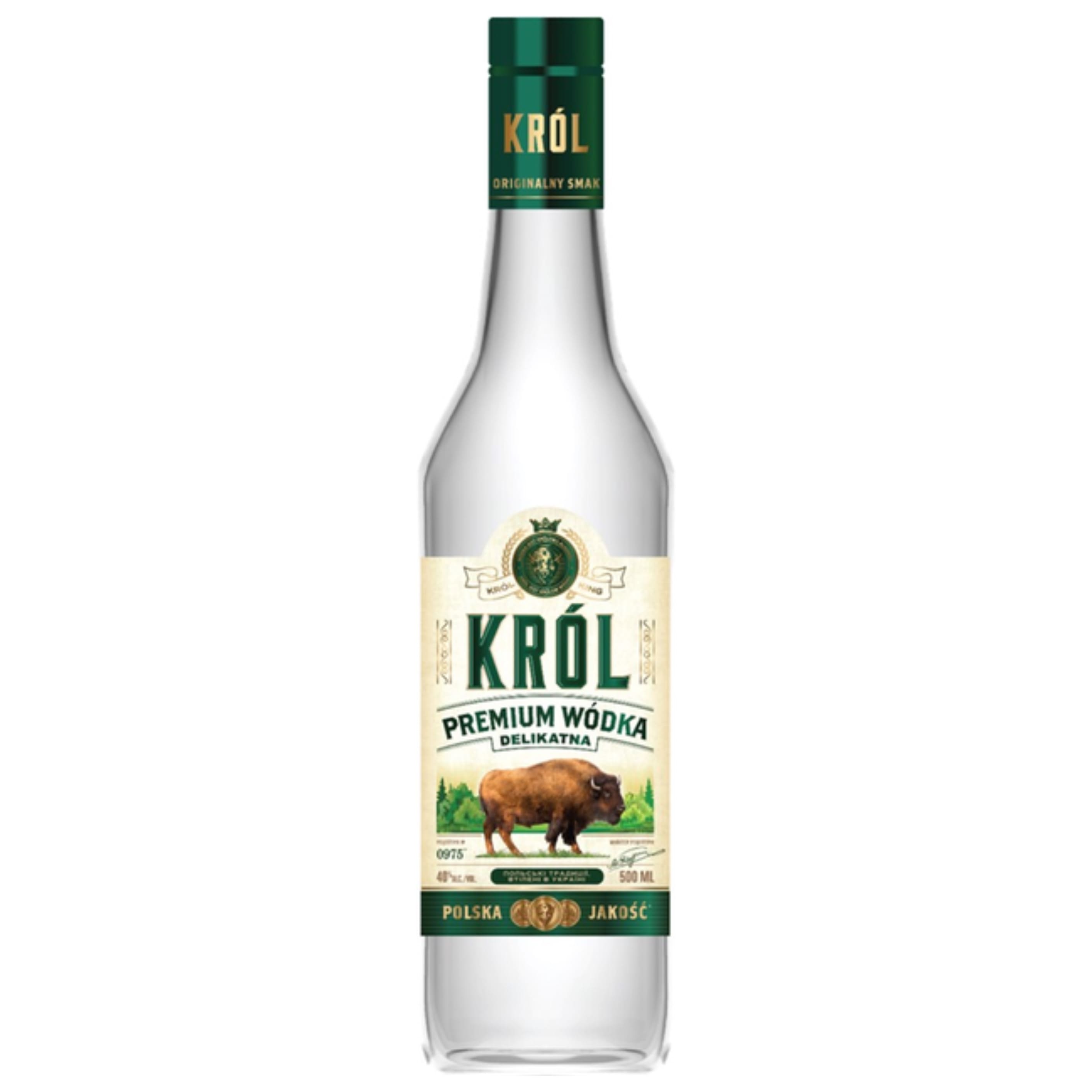 Горілка Krol Delikatna 40% 0.5 л 