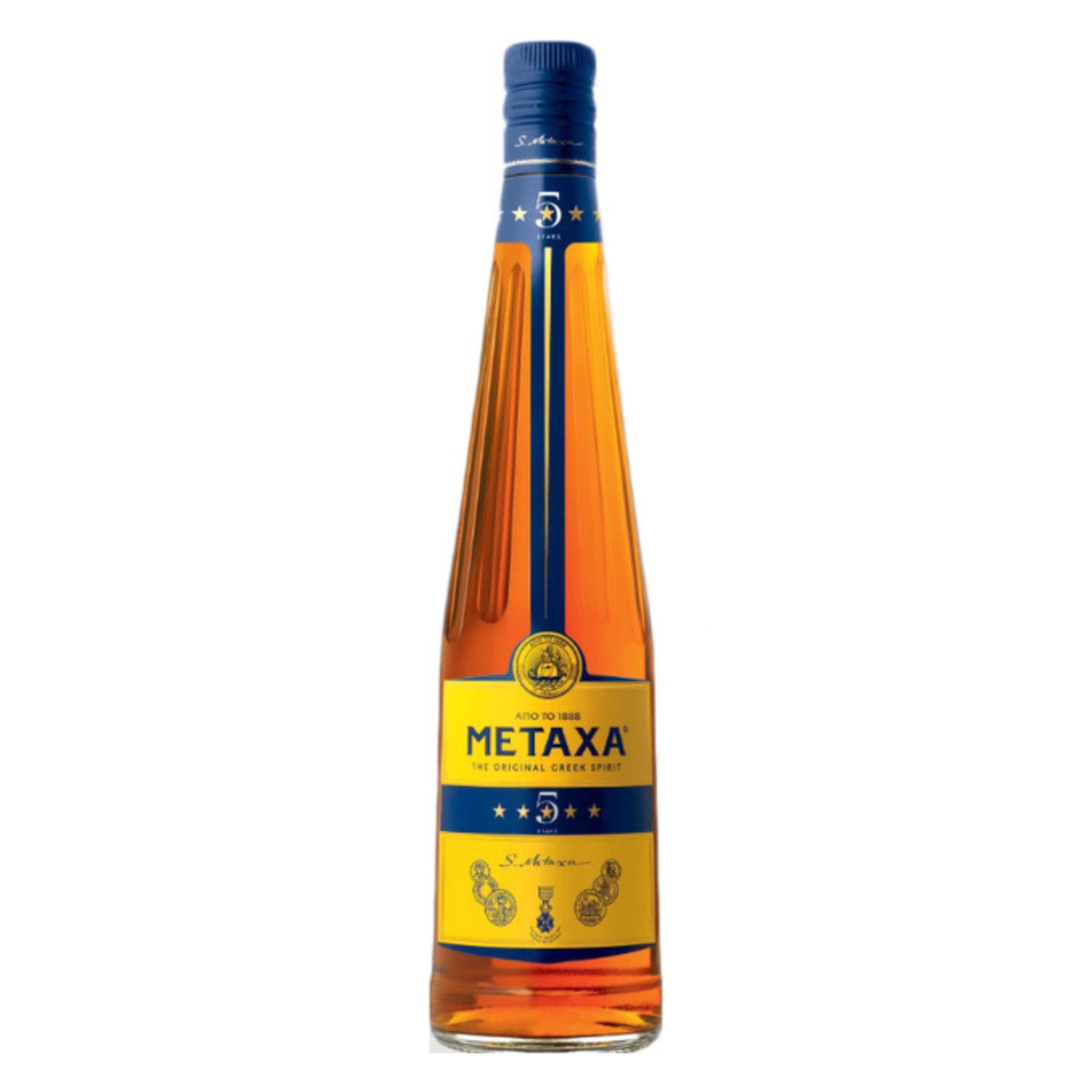 Алкогольний напій Metaxa 5* 38% 0.7 л