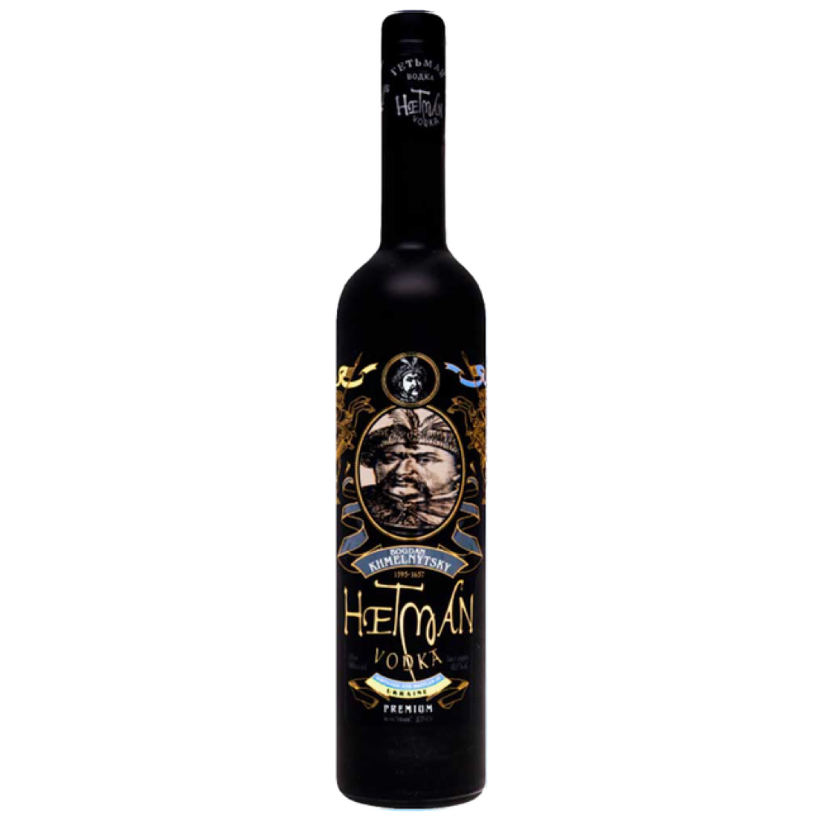 Горілка Гетьман Black & Gold 40% 0.5 л