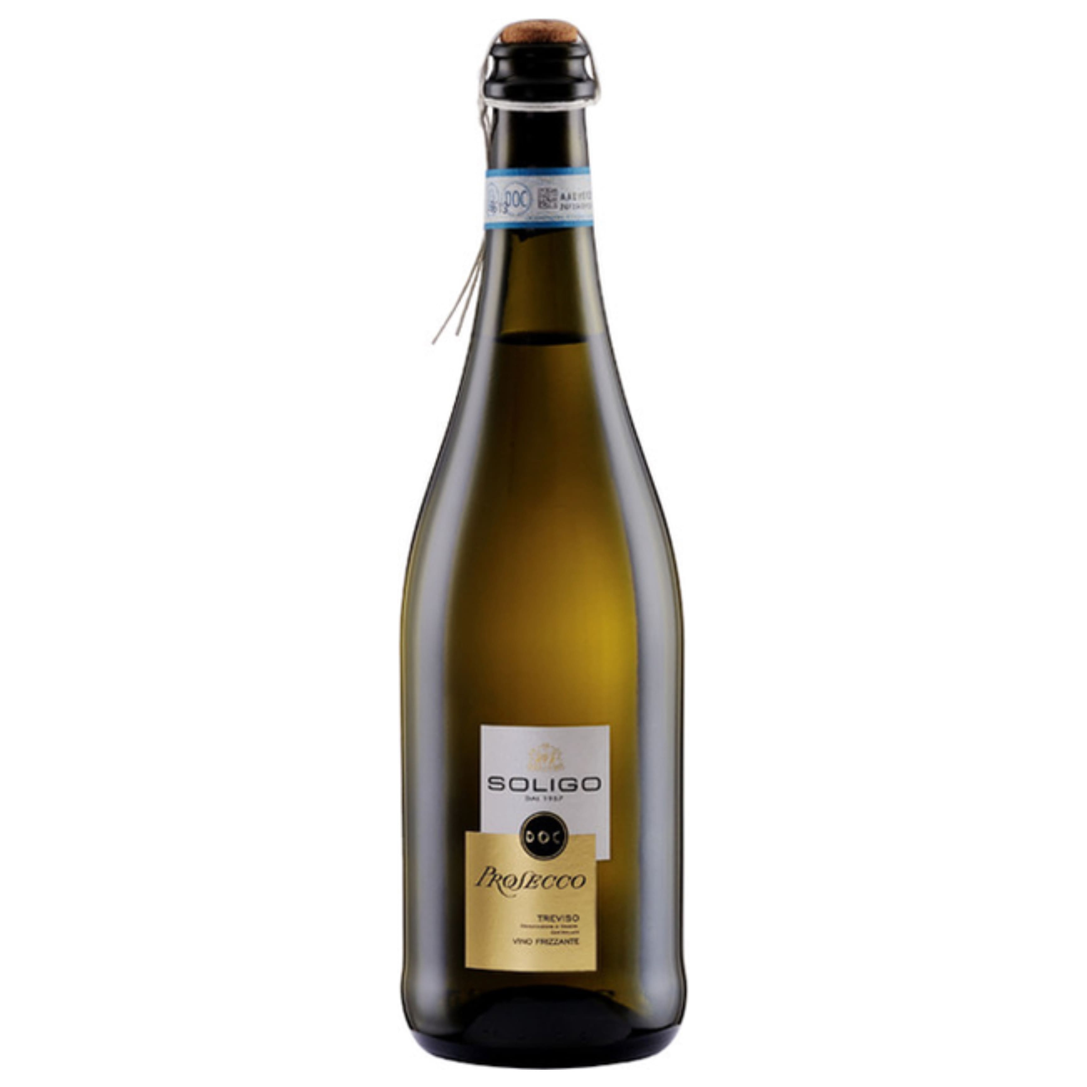 Вино ігристе Soligo Prosecco Treviso Liga-Tappo Spago сухе біле 11% 0.75 л 