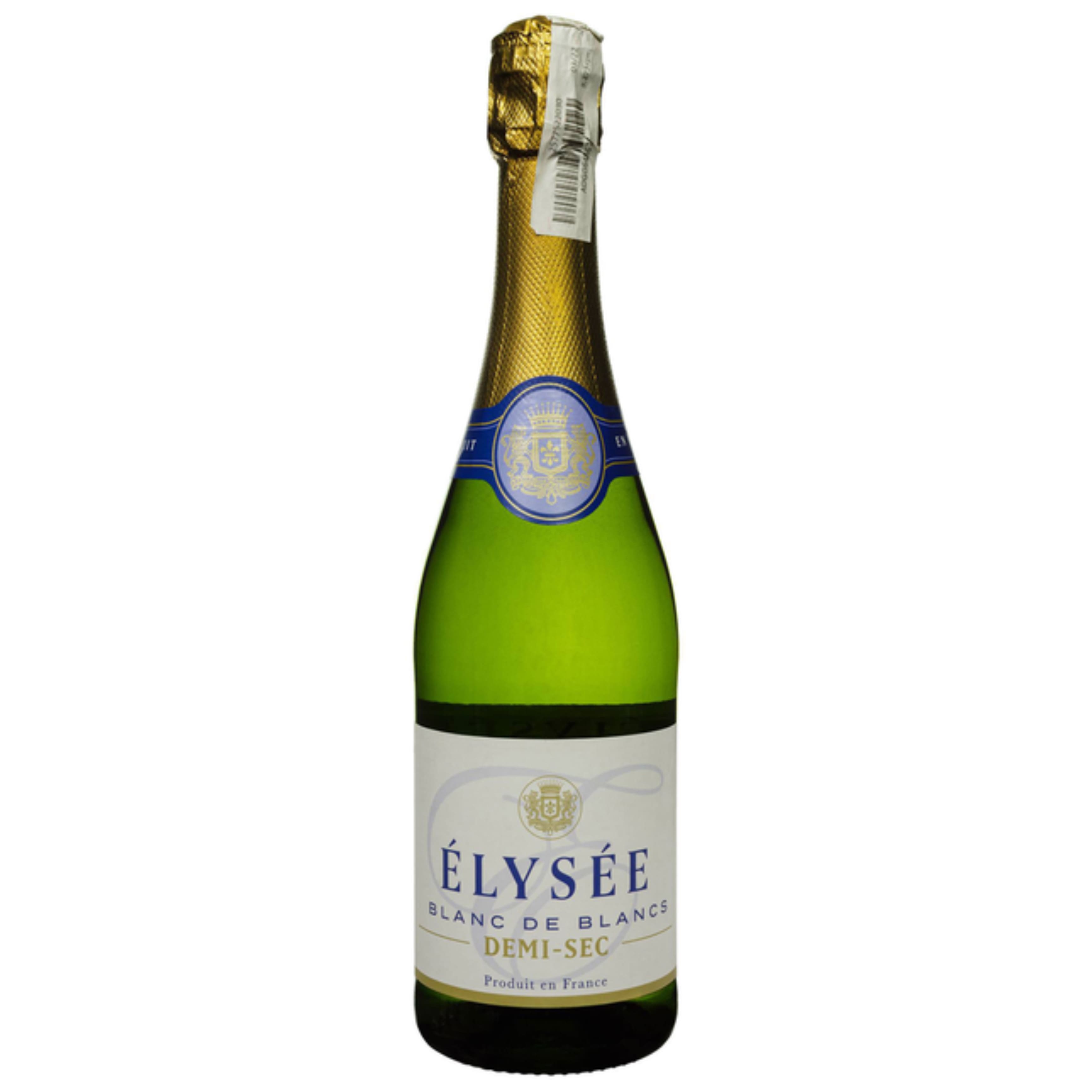 Вино ігристе Elysee Blanc De Blancs Demi-Sec н/сухе біле 10.5% 0.75 л