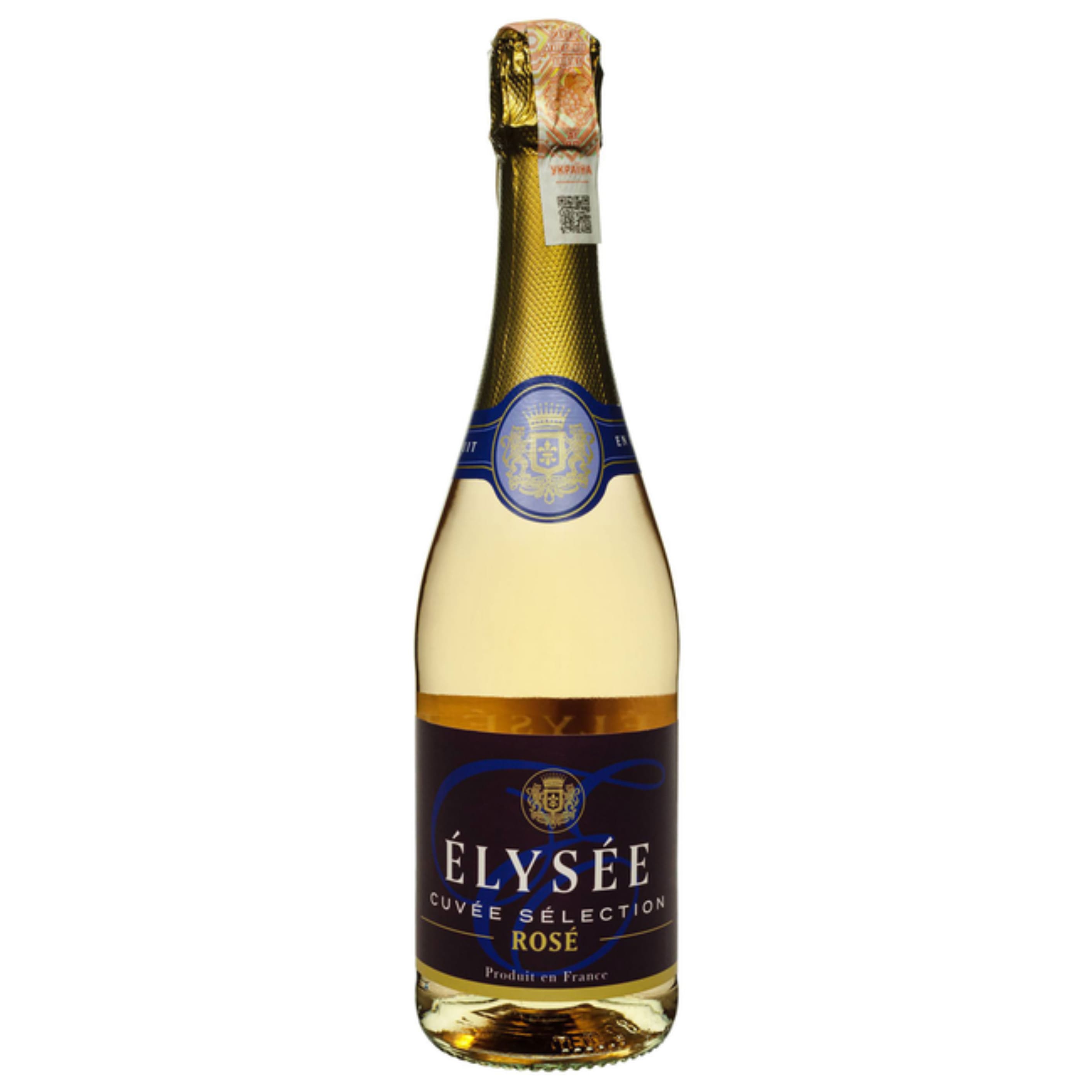 Вино ігристе Elysee Cuvee Selection Rose Demi-Sec н/сухе рожеве 10.5% 0.75 л