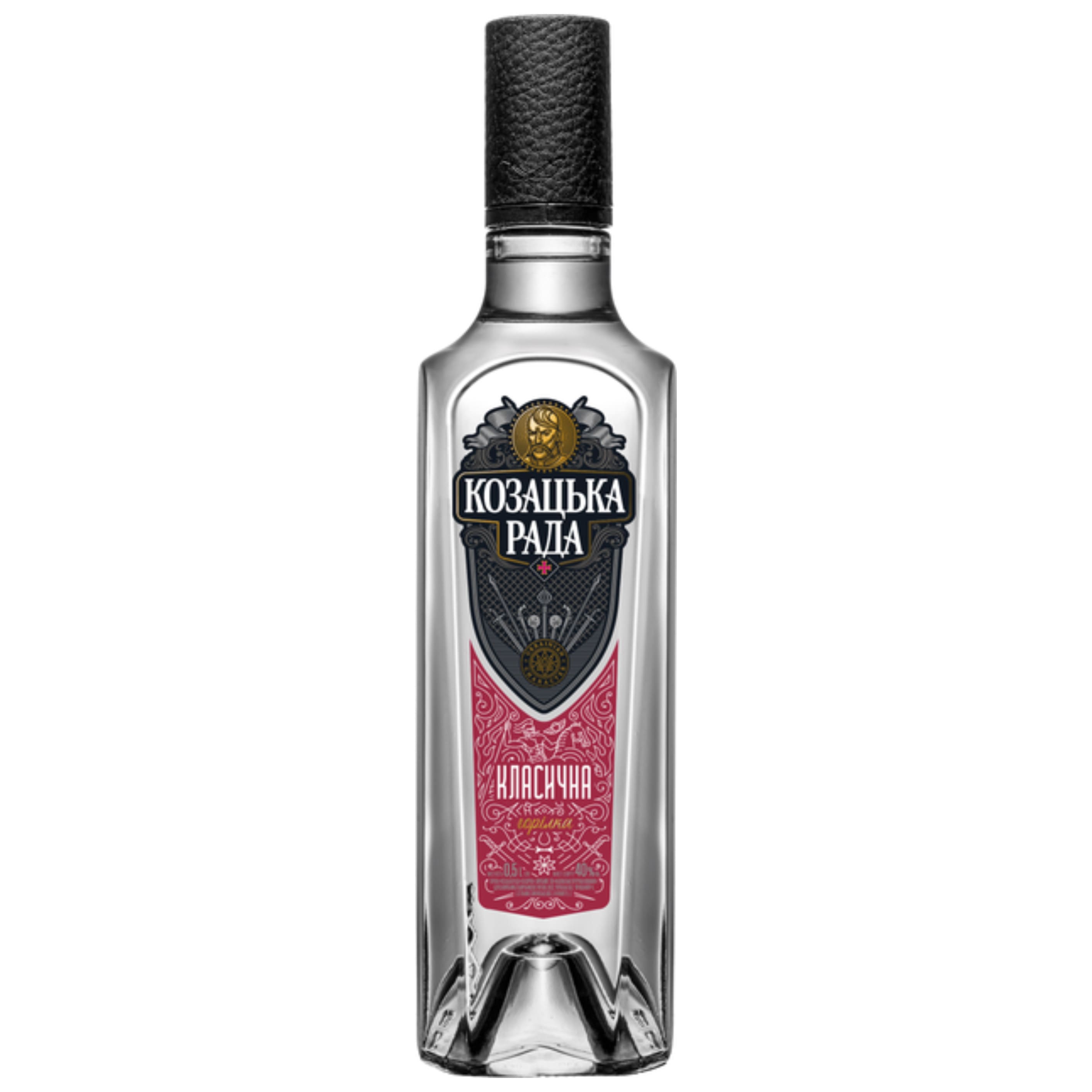 Горілка Козацька Рада Класична 40% 0.5 л