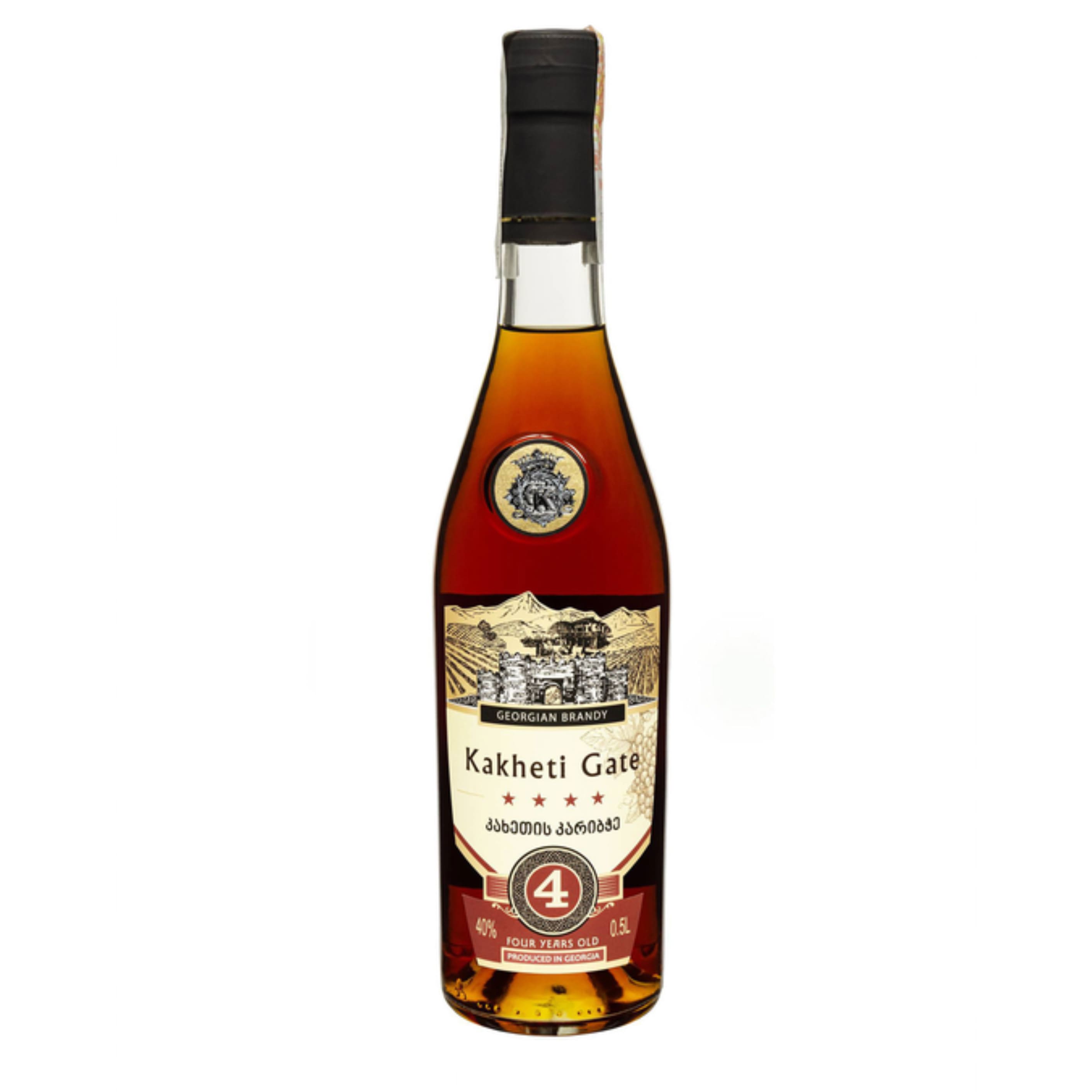 Бренді Грузинський Kakheti Gate 4* 40% 0.5 л 