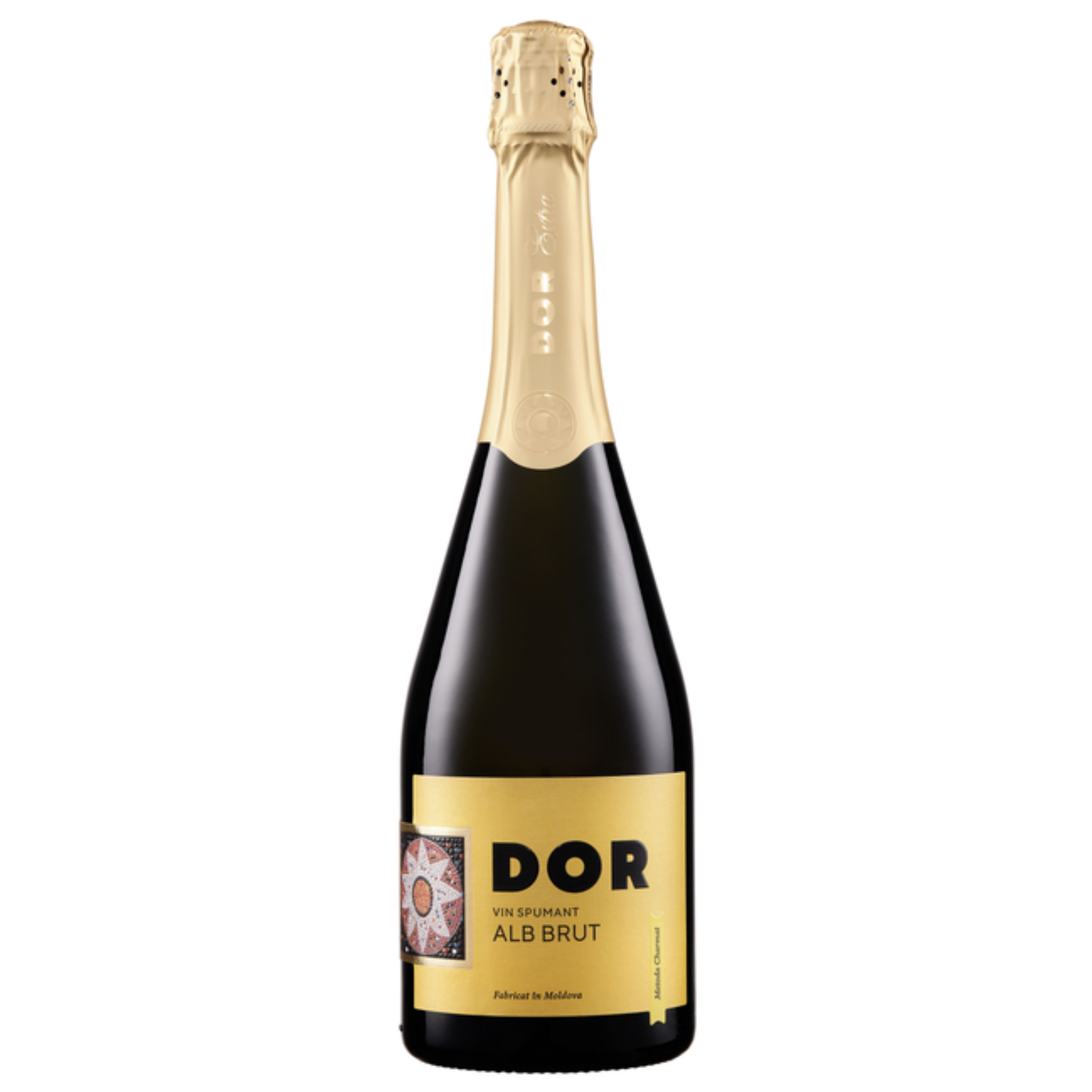 Вино ігристе Bostavan DOR сухе біле 12% 0.75 л