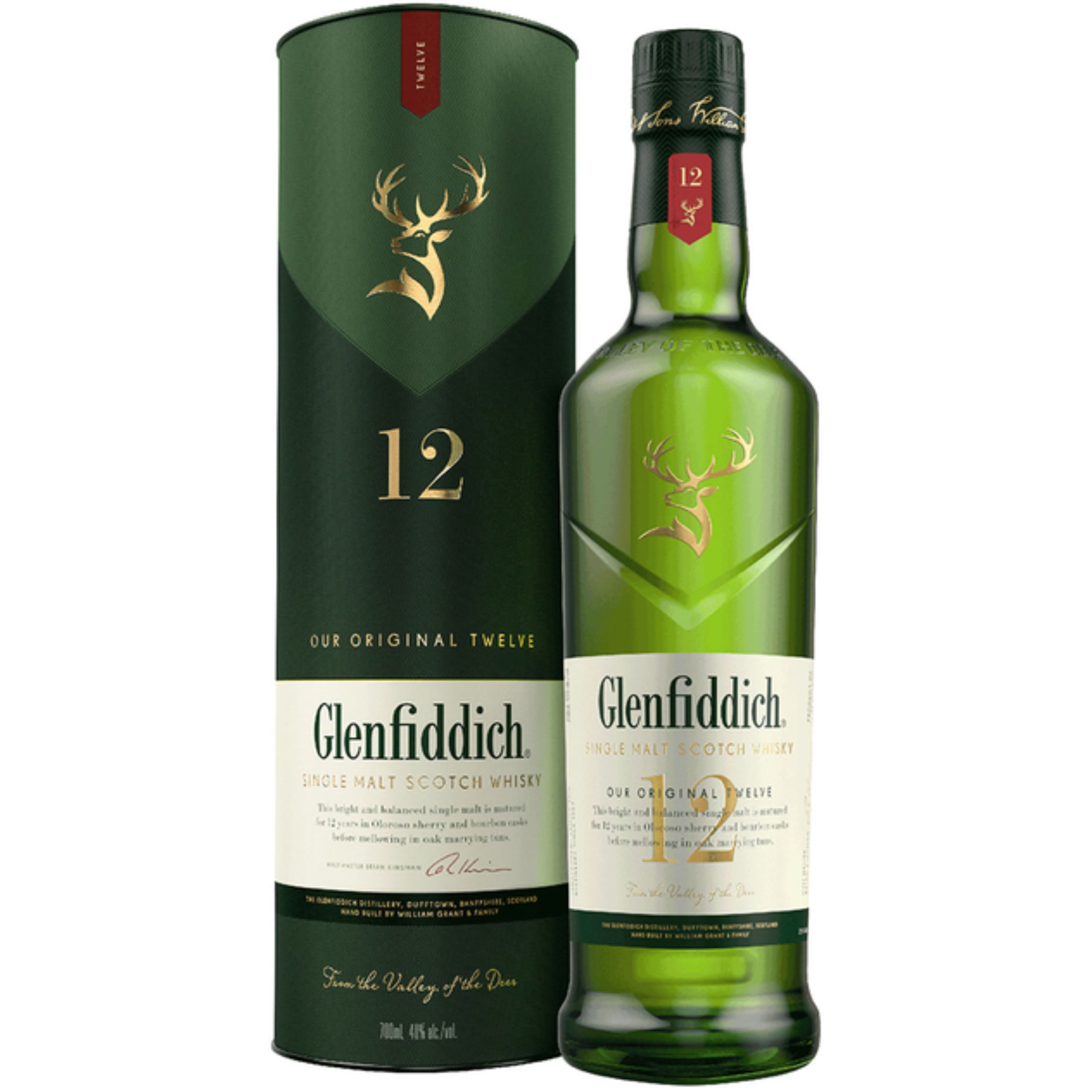 Віскі Glenfiddich 12 y.o. 40% 0.7 л