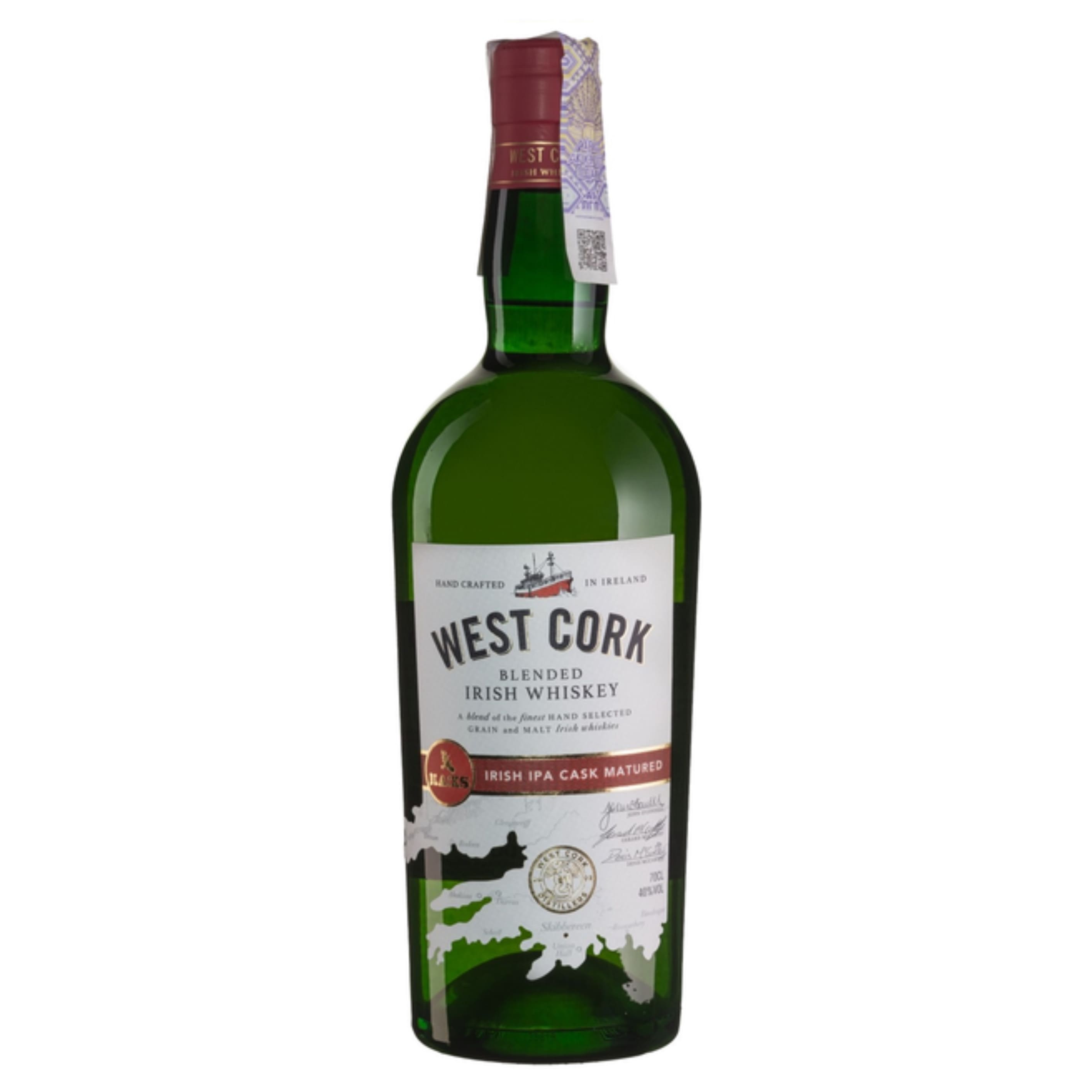 Віскі West Cork IPA Cask 40% 0.7 л
