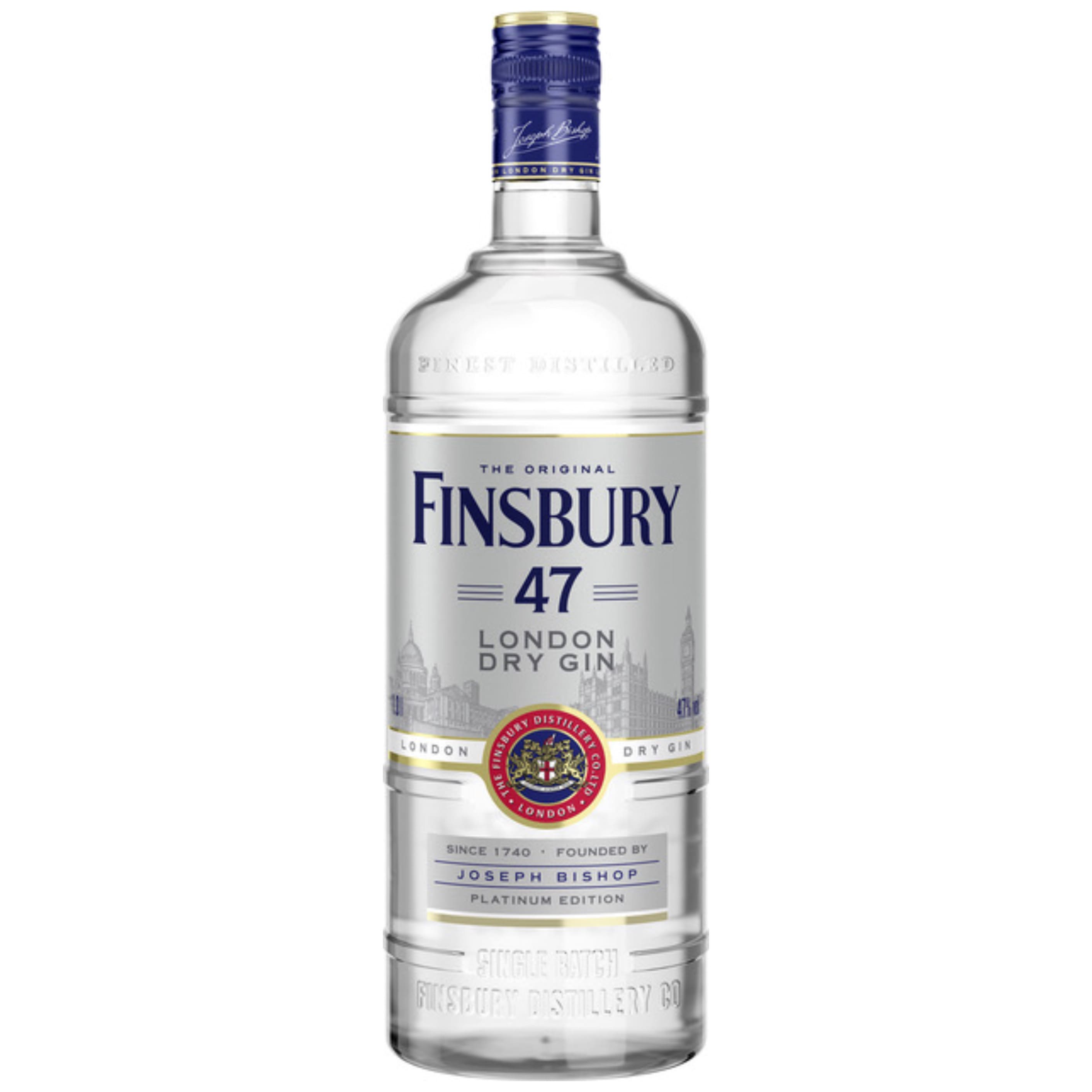 Джин Finsbury Platinum London Dry Gin 47% 1 л