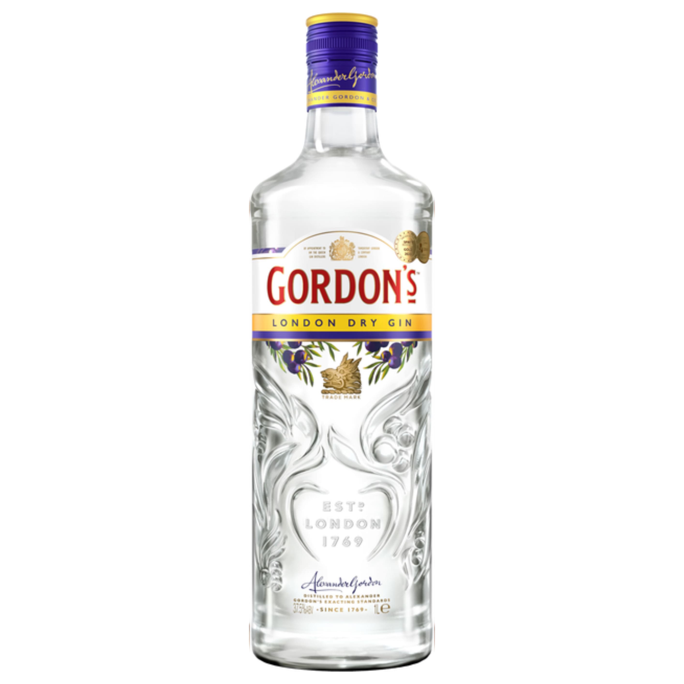 Джин Gordon’s London Dry Gin 37.5% 0.7 л