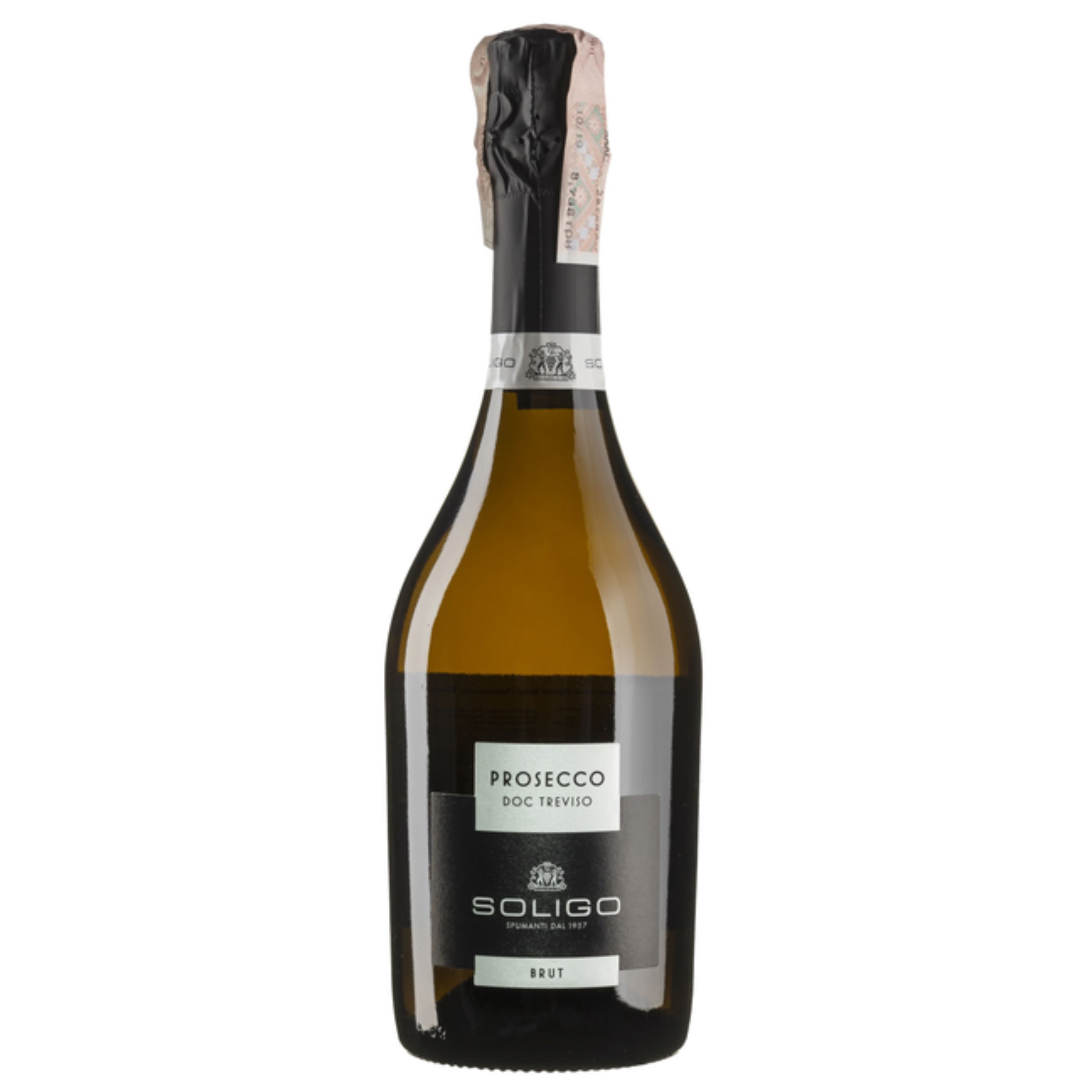 Вино ігристе Soligo Prosecco Treviso Brut сухе біле 11% 0.75 л