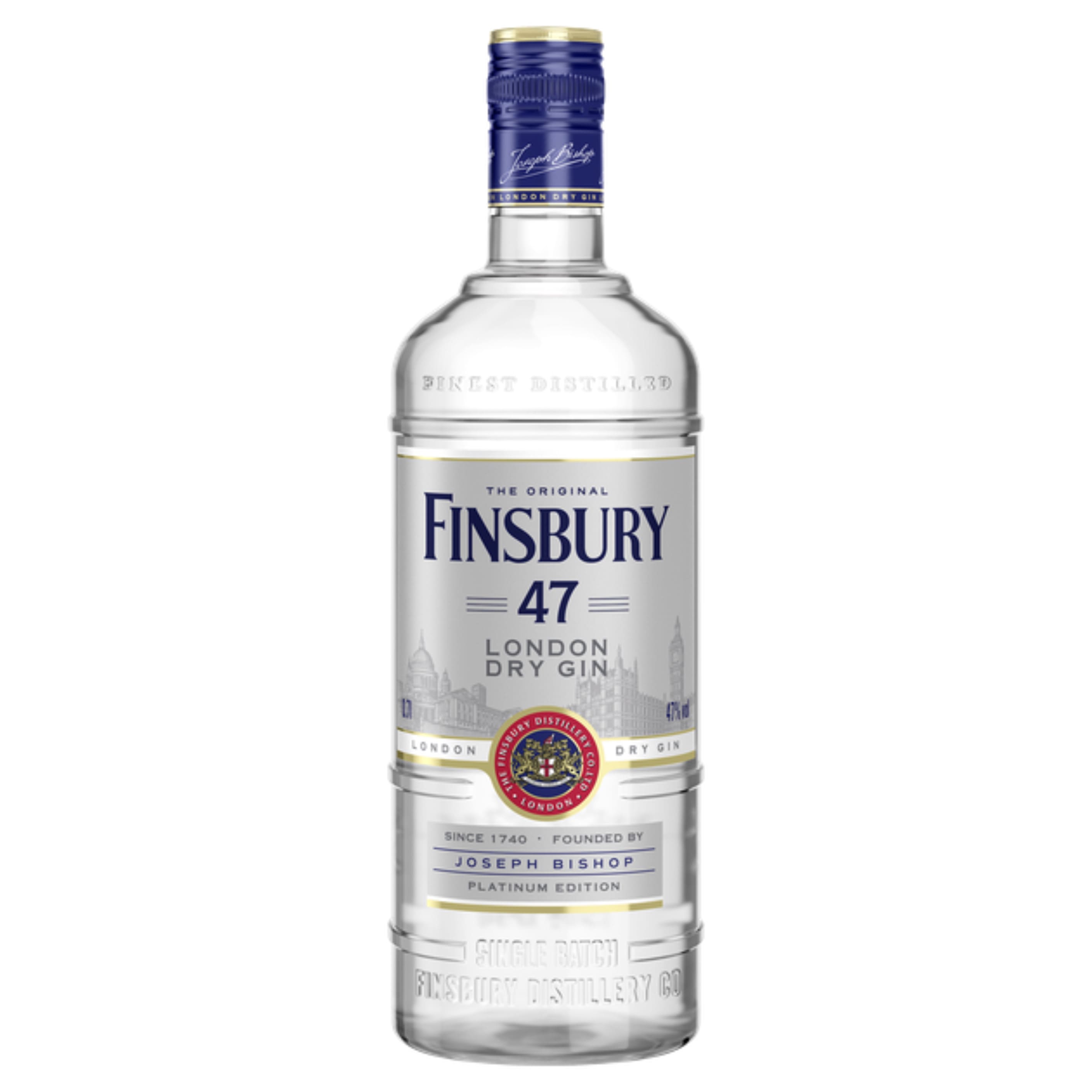 Джин Finsbury Platinum London Dry Gin 47% 0.7 л