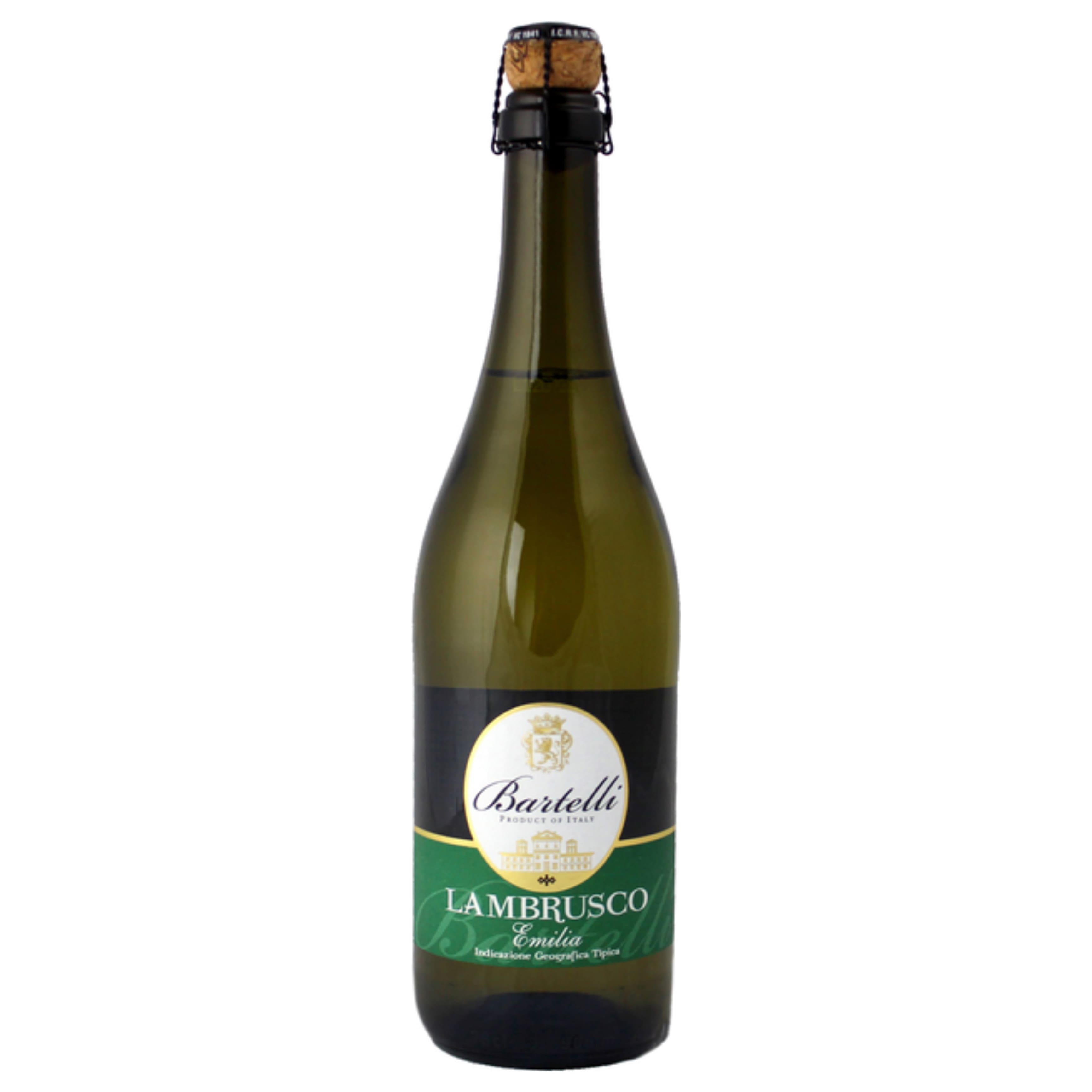 Вино ігристе Bartelli Lambrusco сухе біле 8% 0.75 л