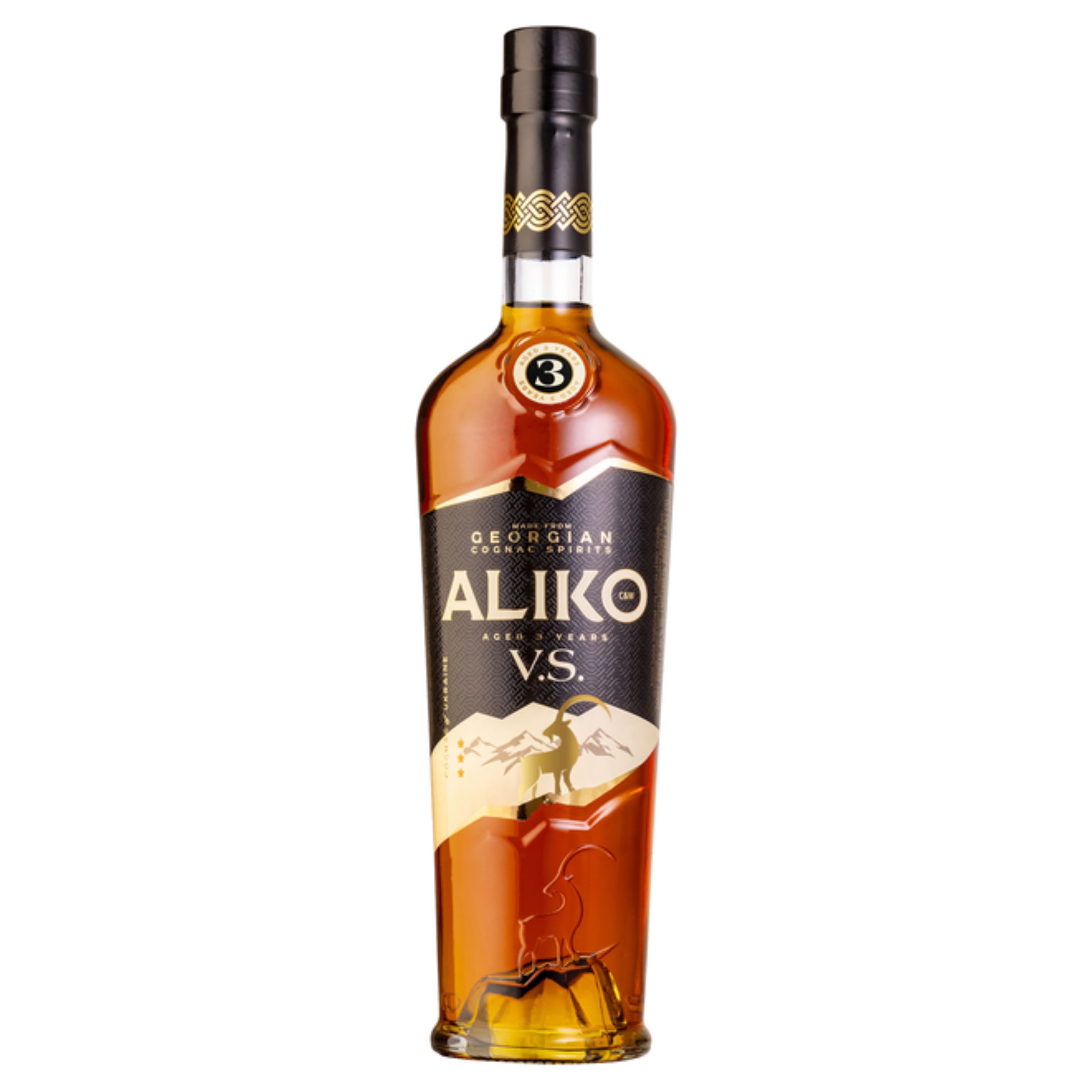 Коньяк України  АЛІКО СІЕНДВІ  3 зірочки, 40%  0,5 л