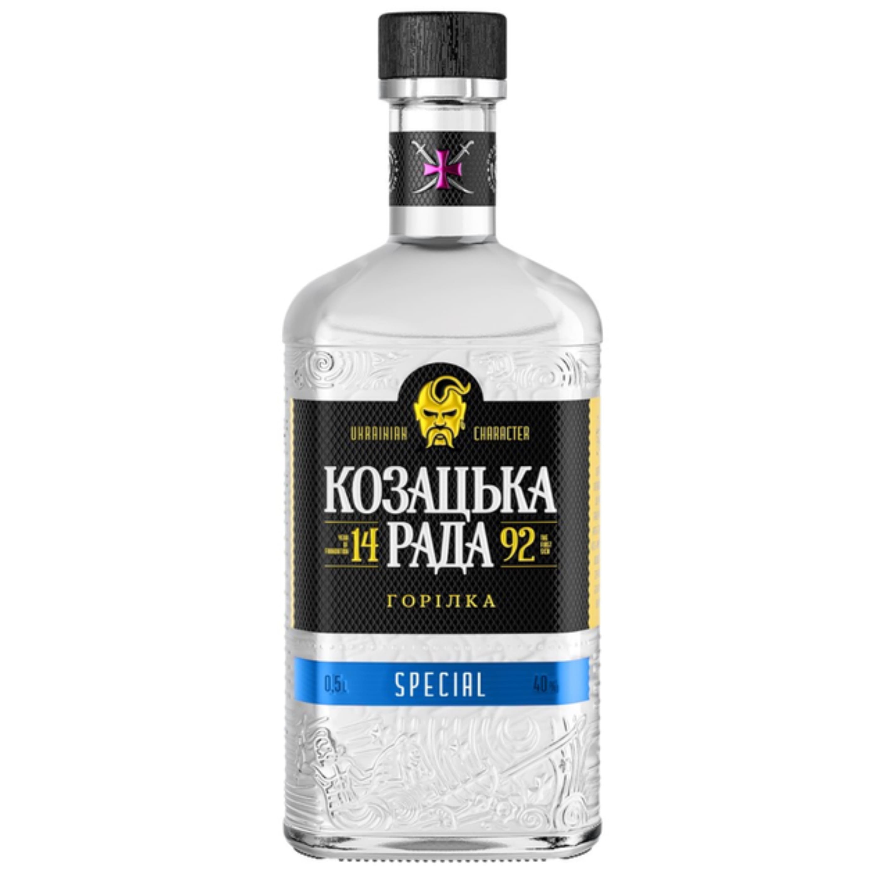 Горілка Козацька Рада Special 40% 0.5 л