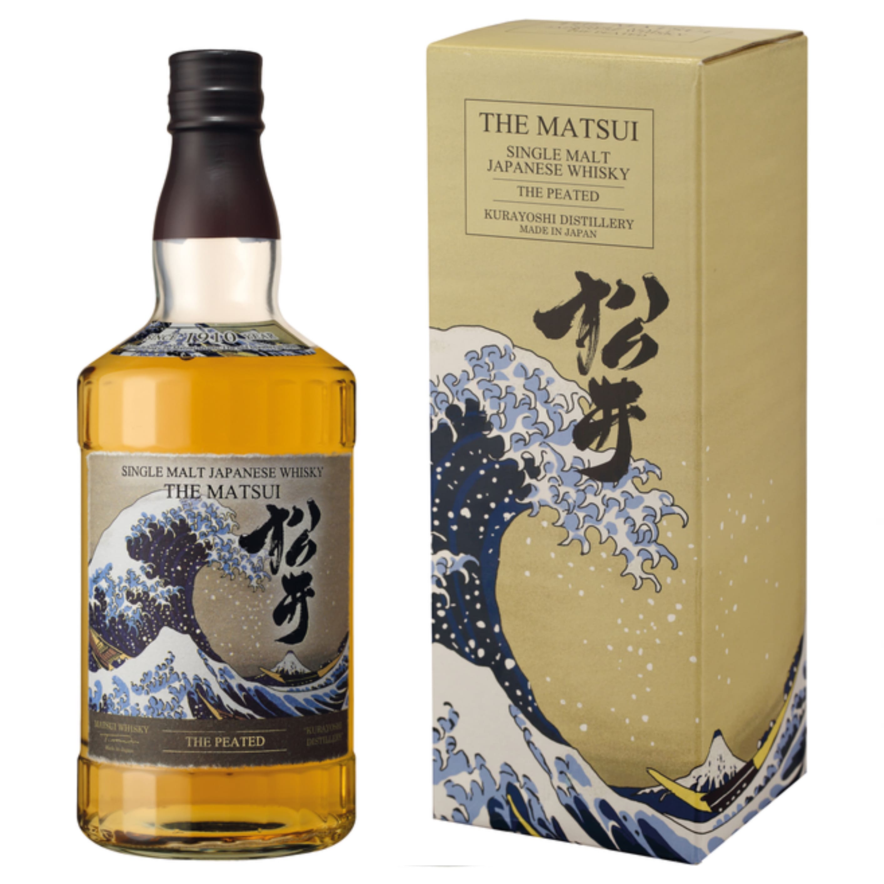 Віскі The Matsui The Peated 48% 0.7 л gift box
