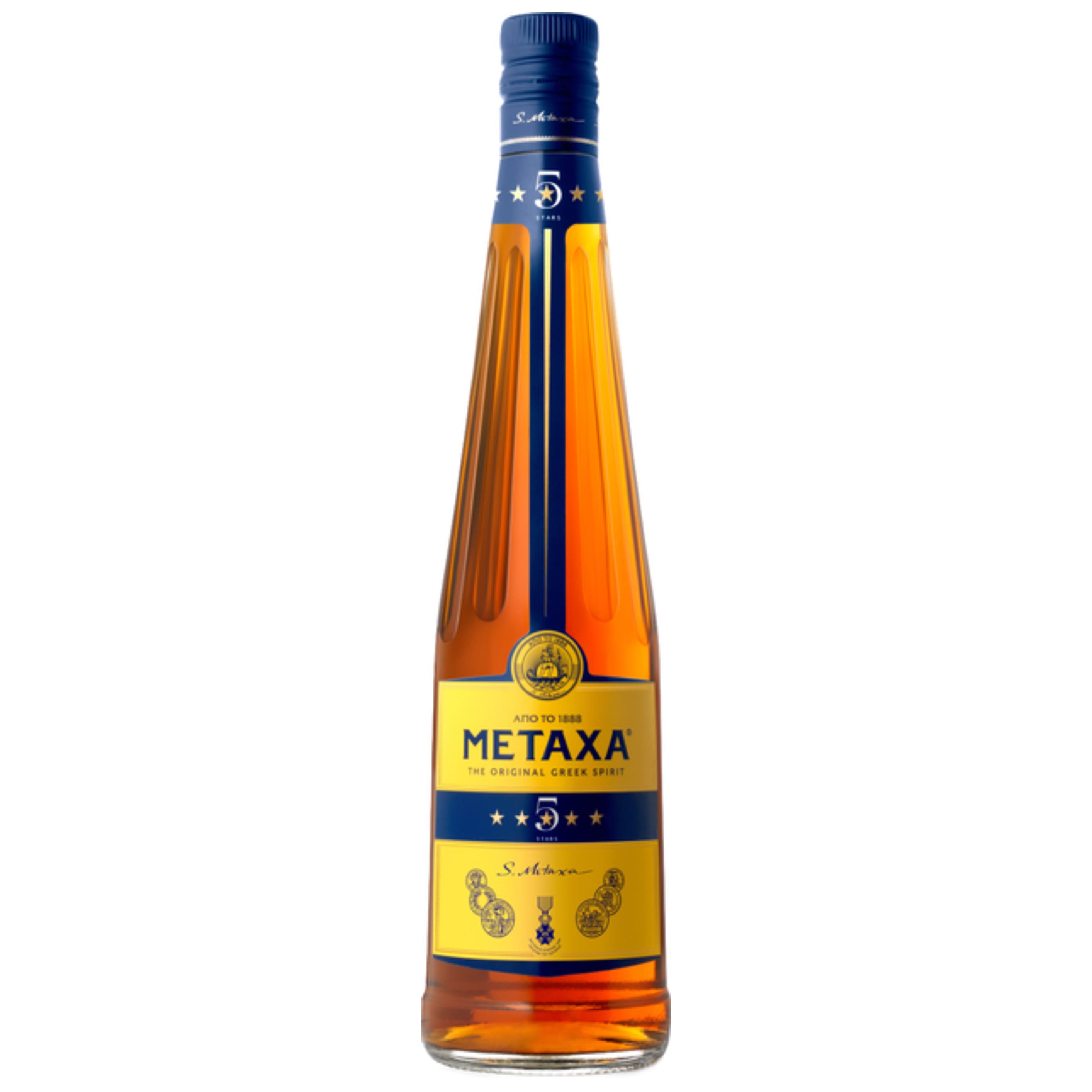 Бренді Metaxa 5 зірочок 1 л 38%