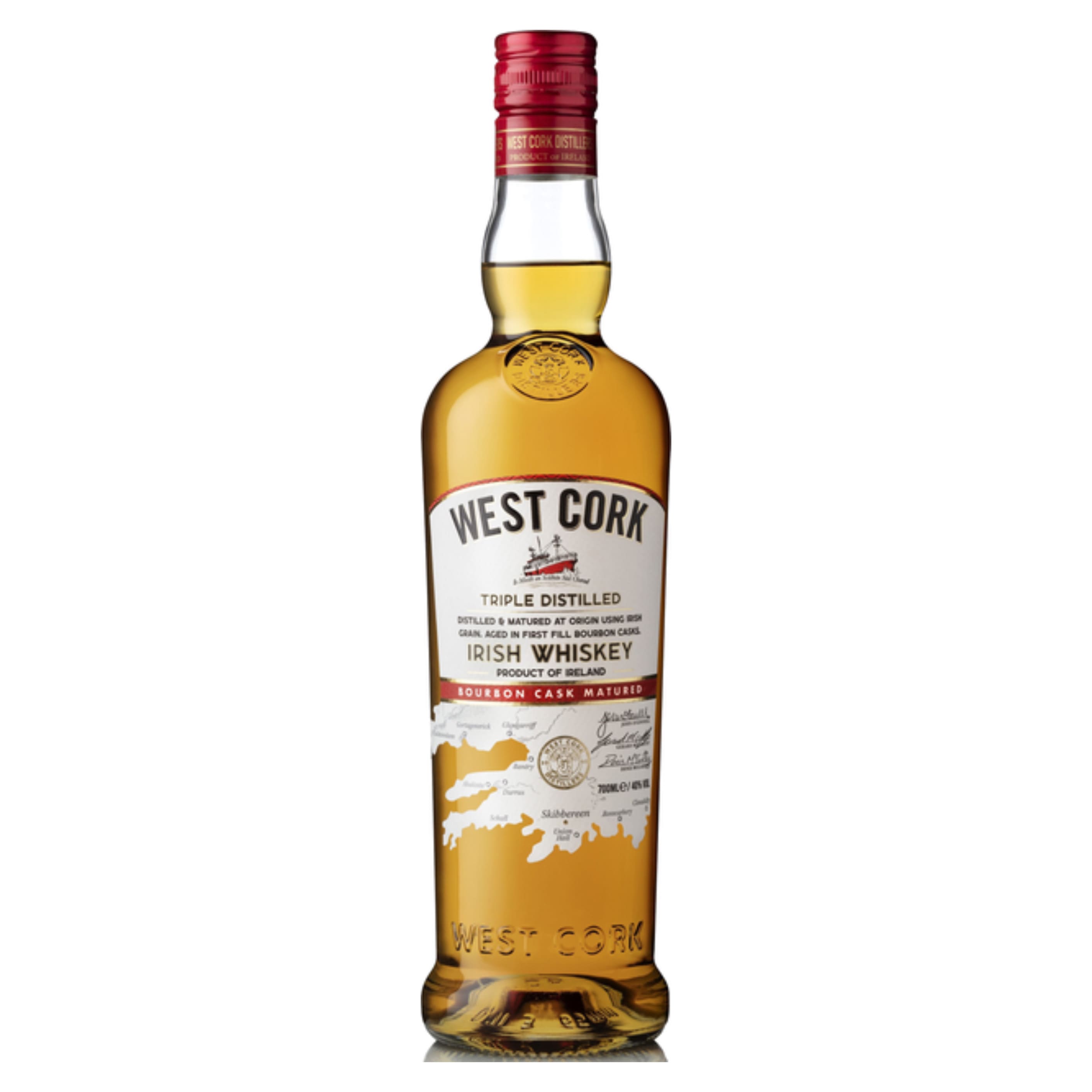 Віскі West Cork Bourbon Cask 3 у.о. 40% 0.7 л