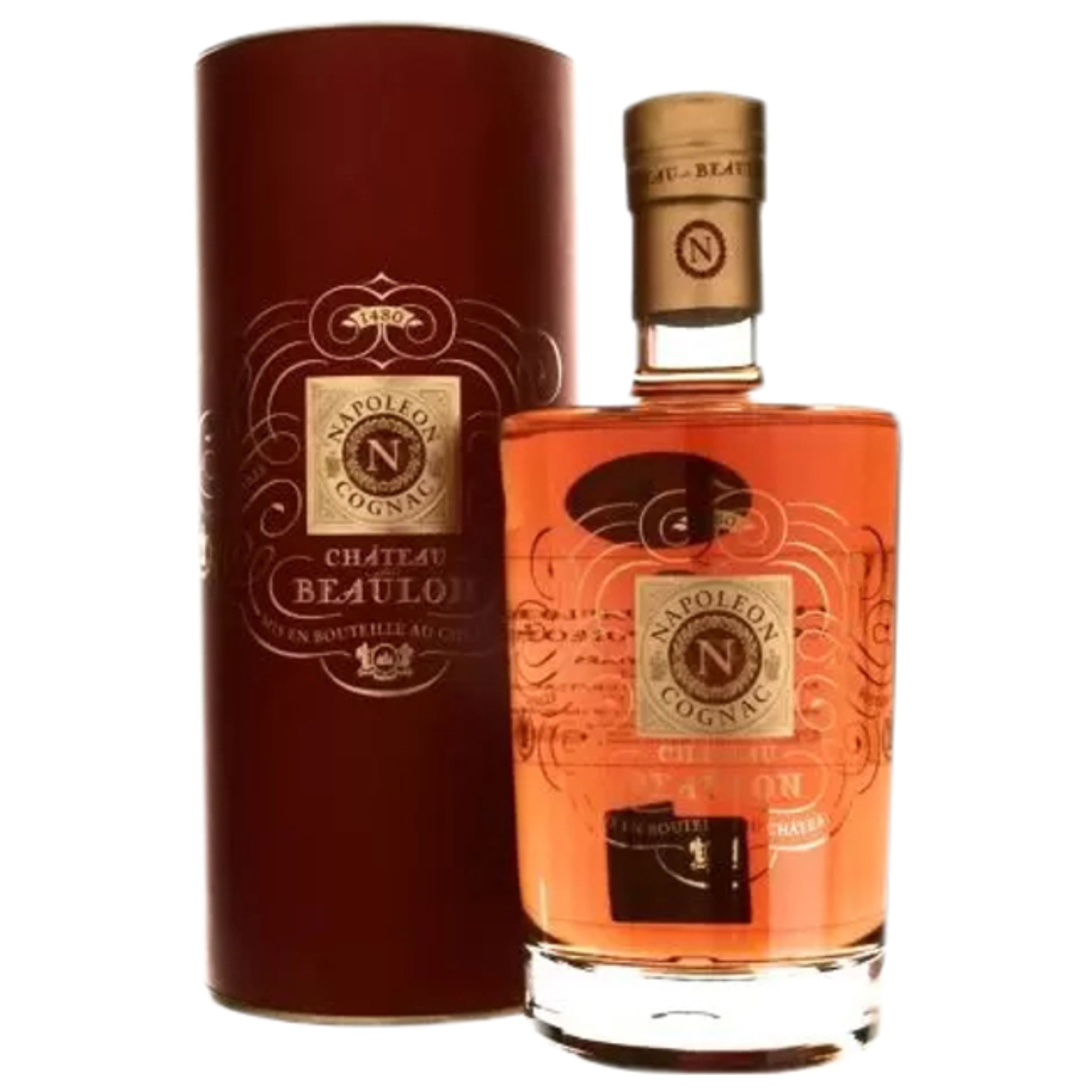 Коньяк Шато де Болонь Наполеон 20р туб 40% 0,7л