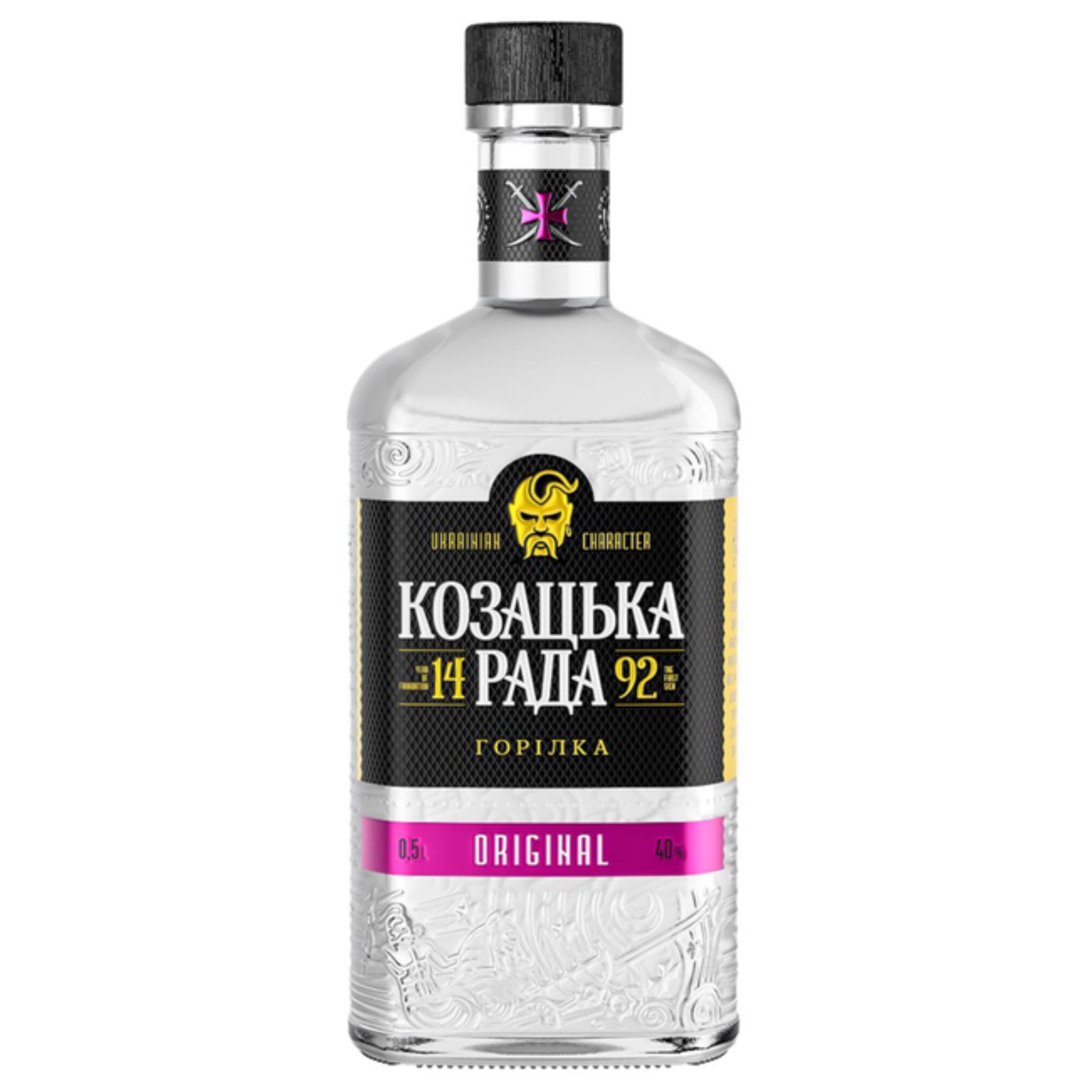 Горілка Козацька Рада Original 40% 0.5 л