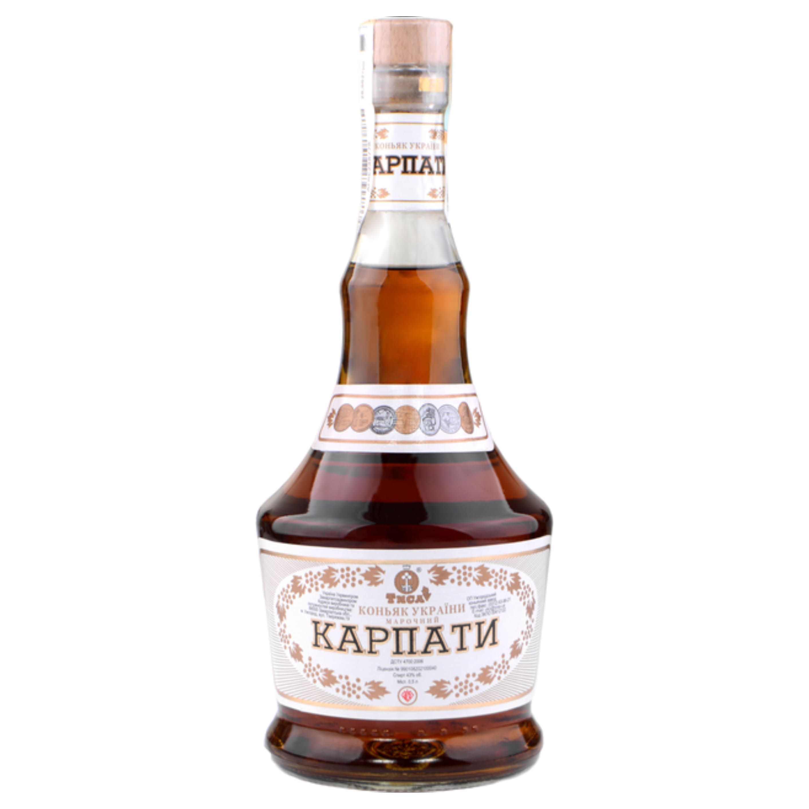 Коньяк марочний КВВЯ  Карпати  0,5 л 43%
