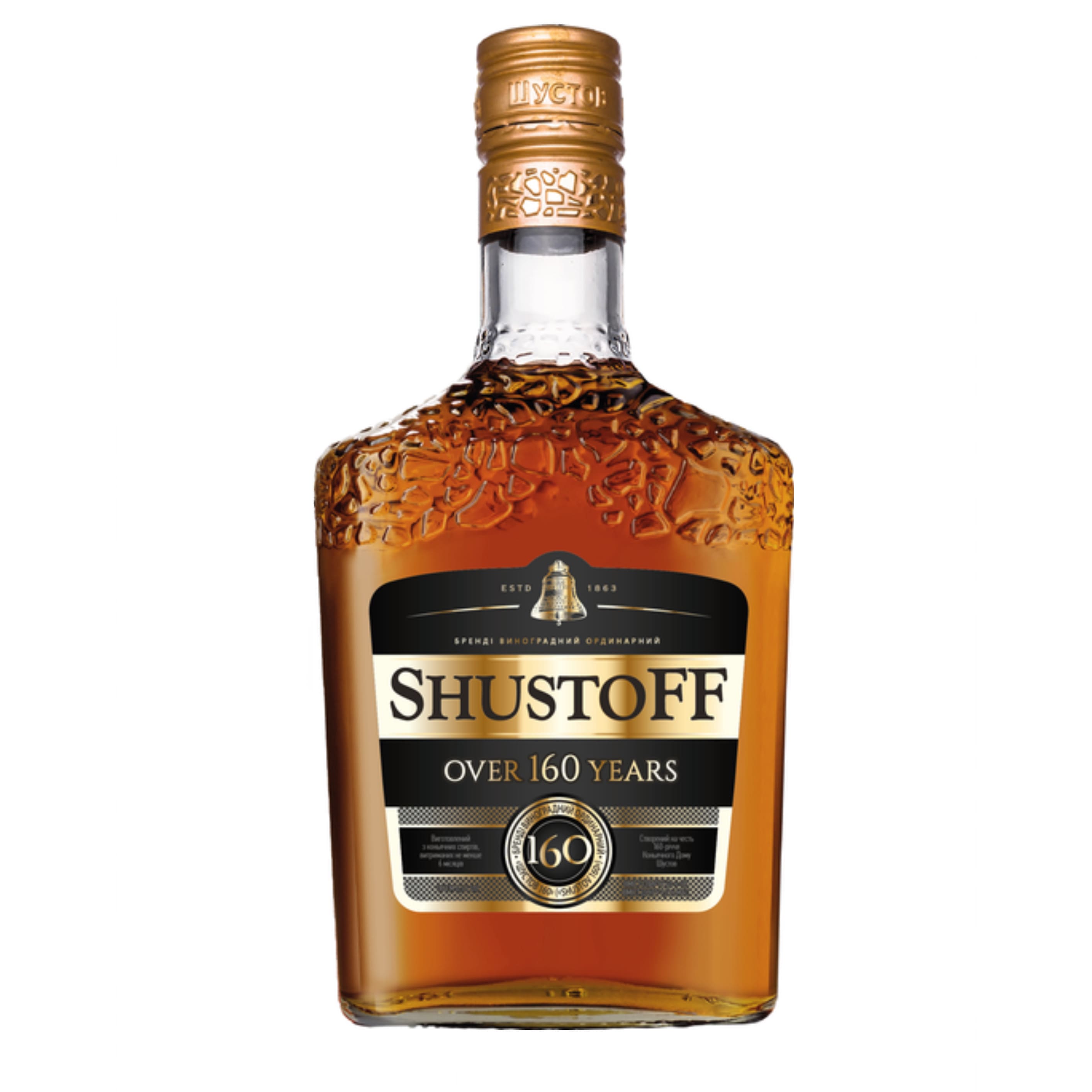 Бренді Shustoff 160 40% 0.5 л