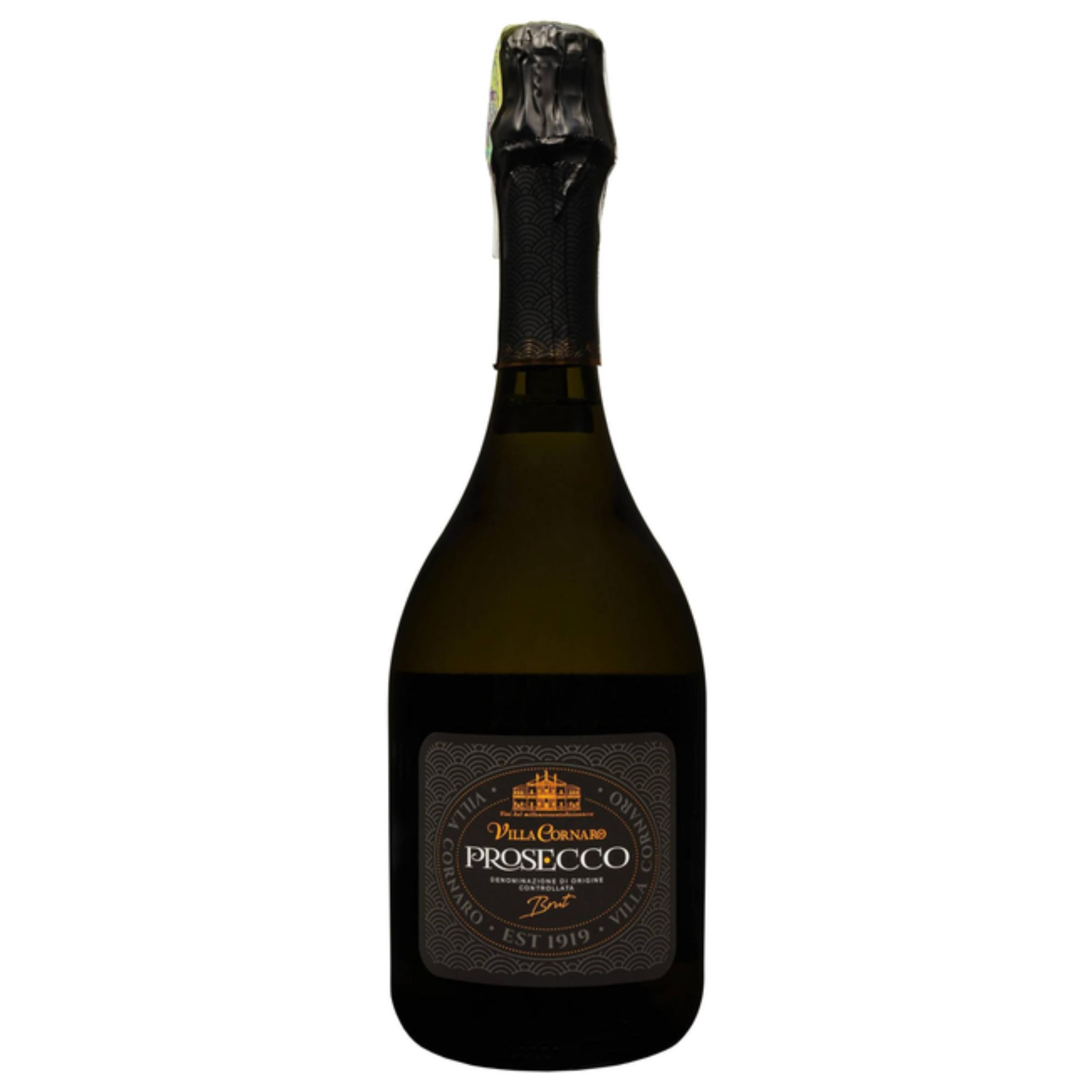 Вино ігристе Villa Cornaro Prosecco DOC Brut сухе біле 11% 0.75 л