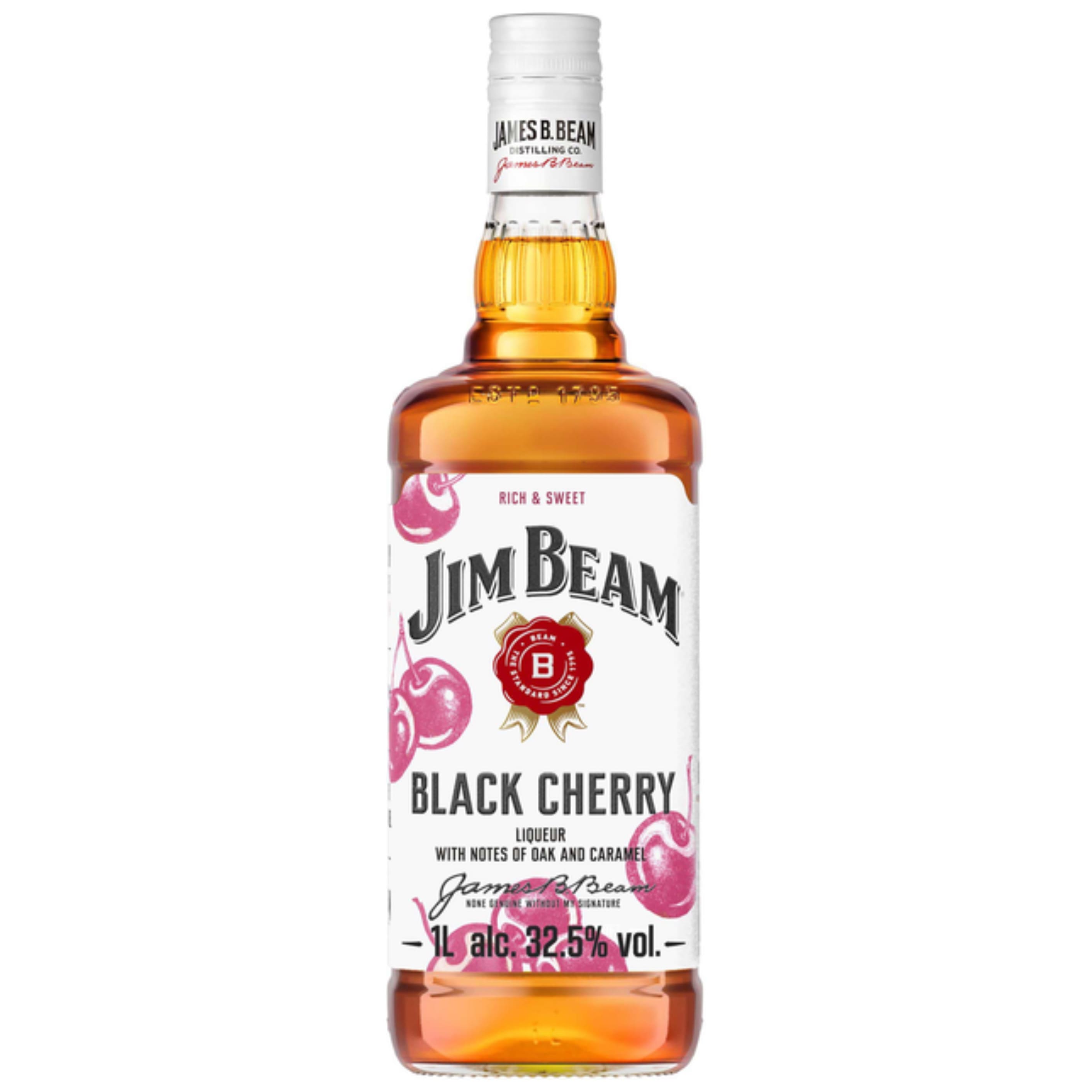 Лікер Jim Beam Red Stag Black Cherry 32.5% 1 л