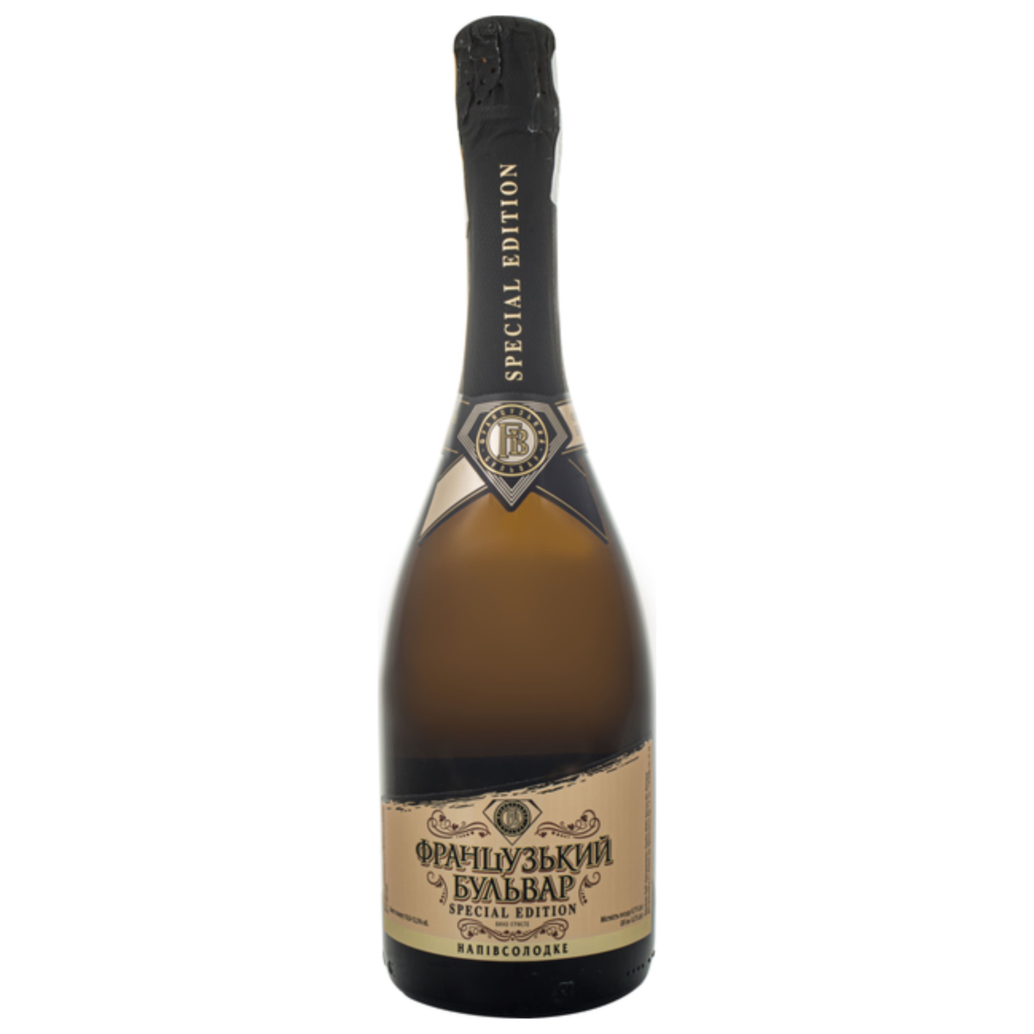 Вино ігристе Французький Бульвар Special Edition н/сол. біле 13.5% 0.75 л 