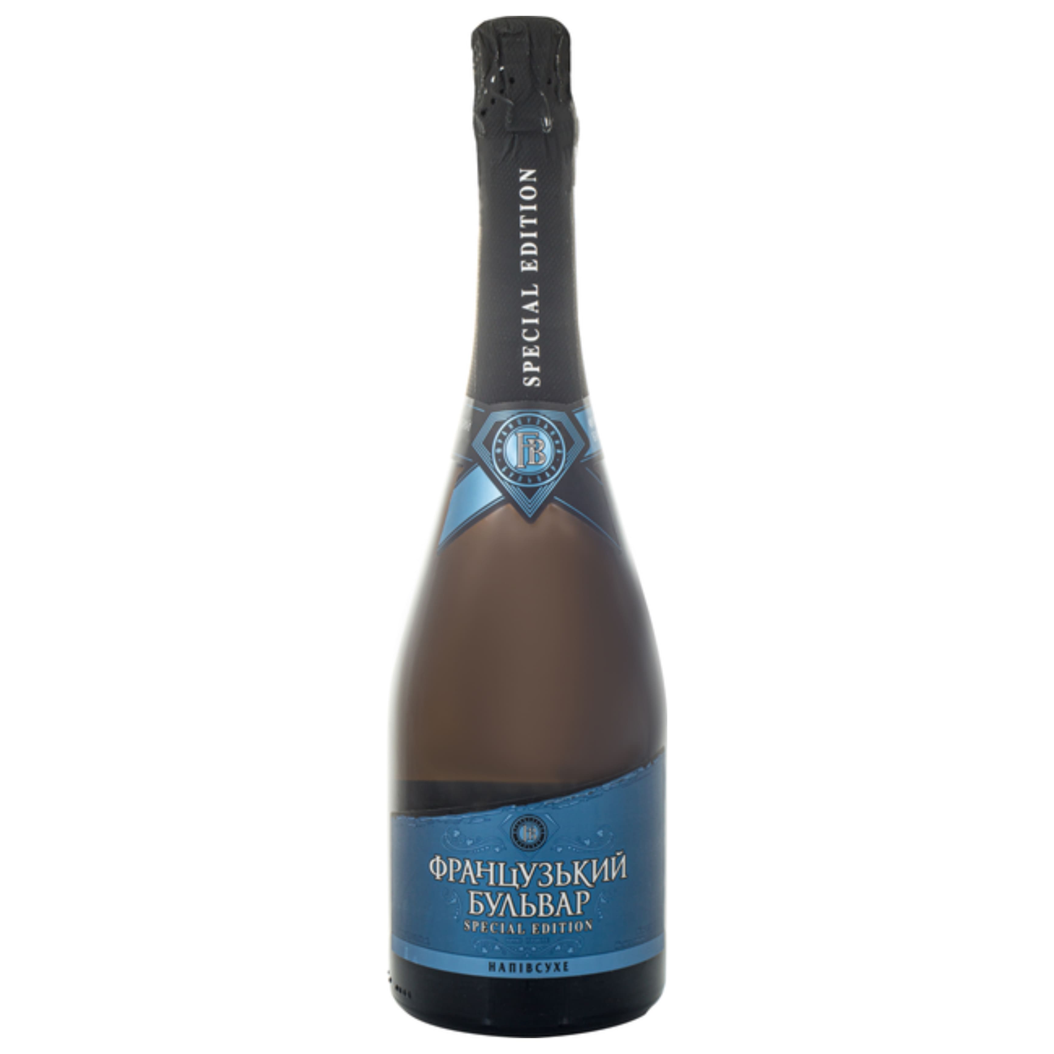 Вино ігристе Французький Бульвар Special Edition н/сухе біле 13.5% 0.75 л 