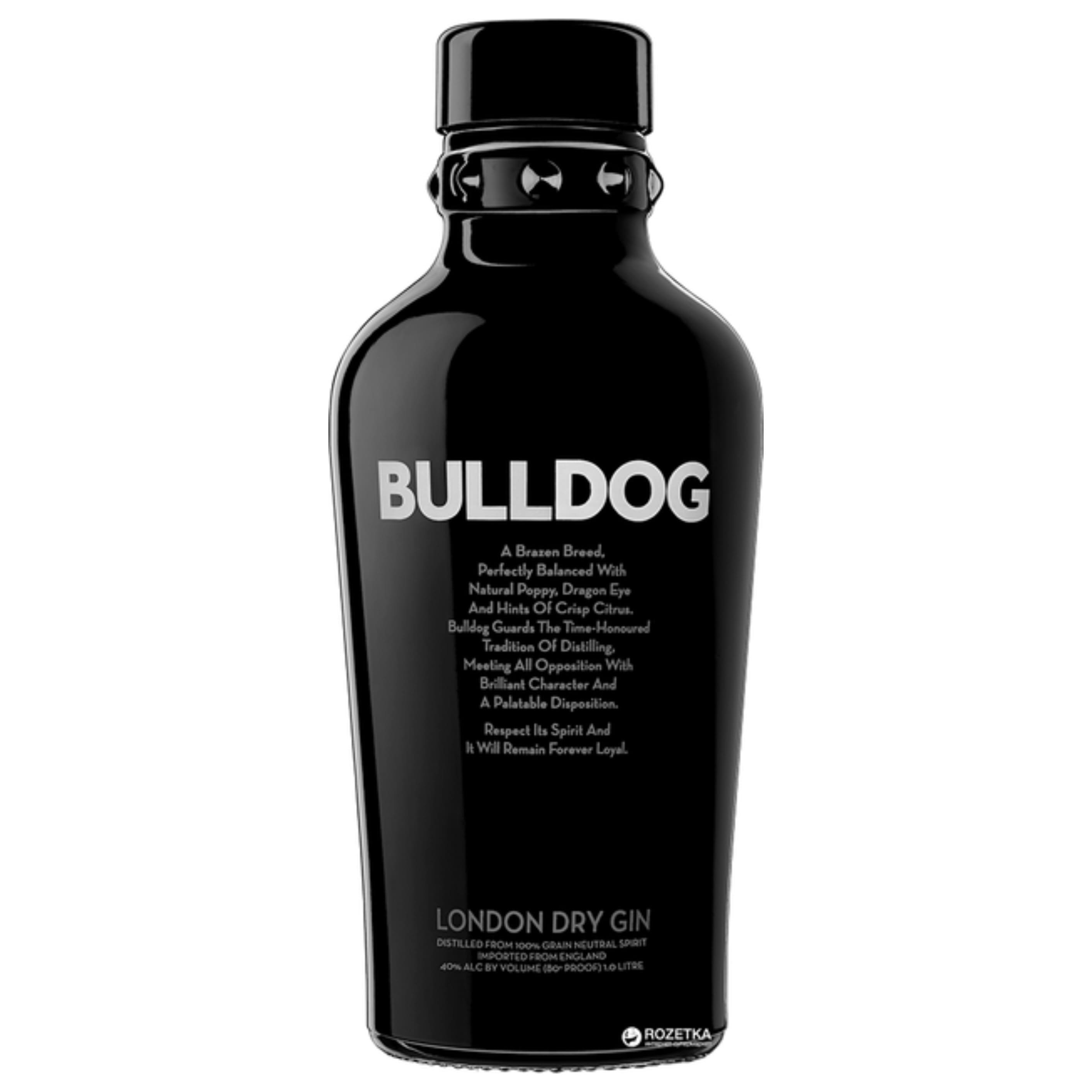 Джин Bulldog London Dry Gin 40% 1 л