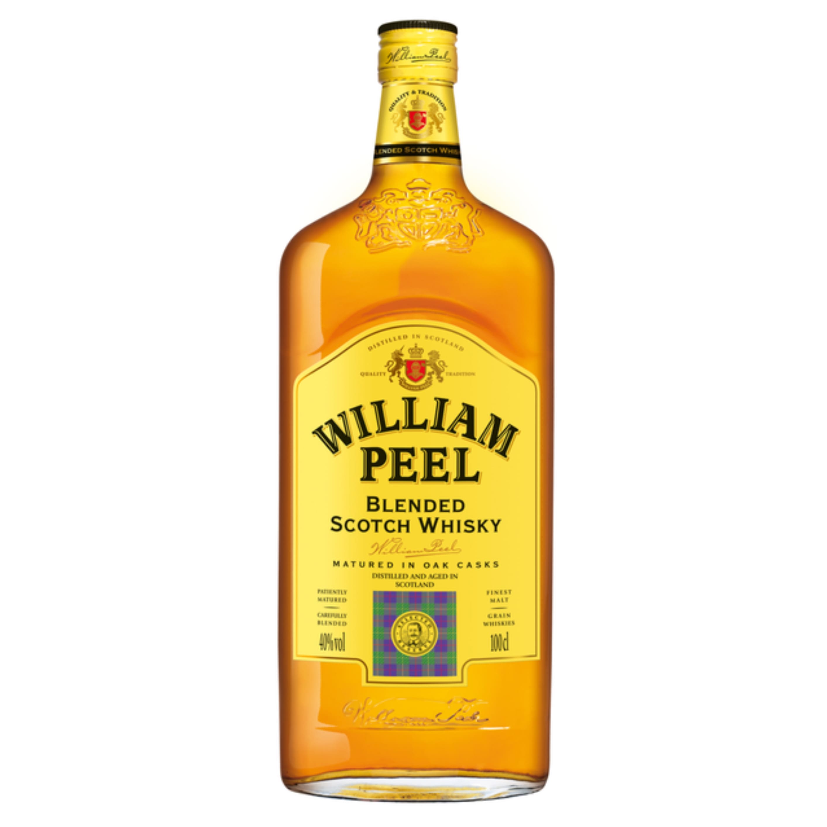 Віскі William Peel Blended Scotch Whisky 40% 1 л 