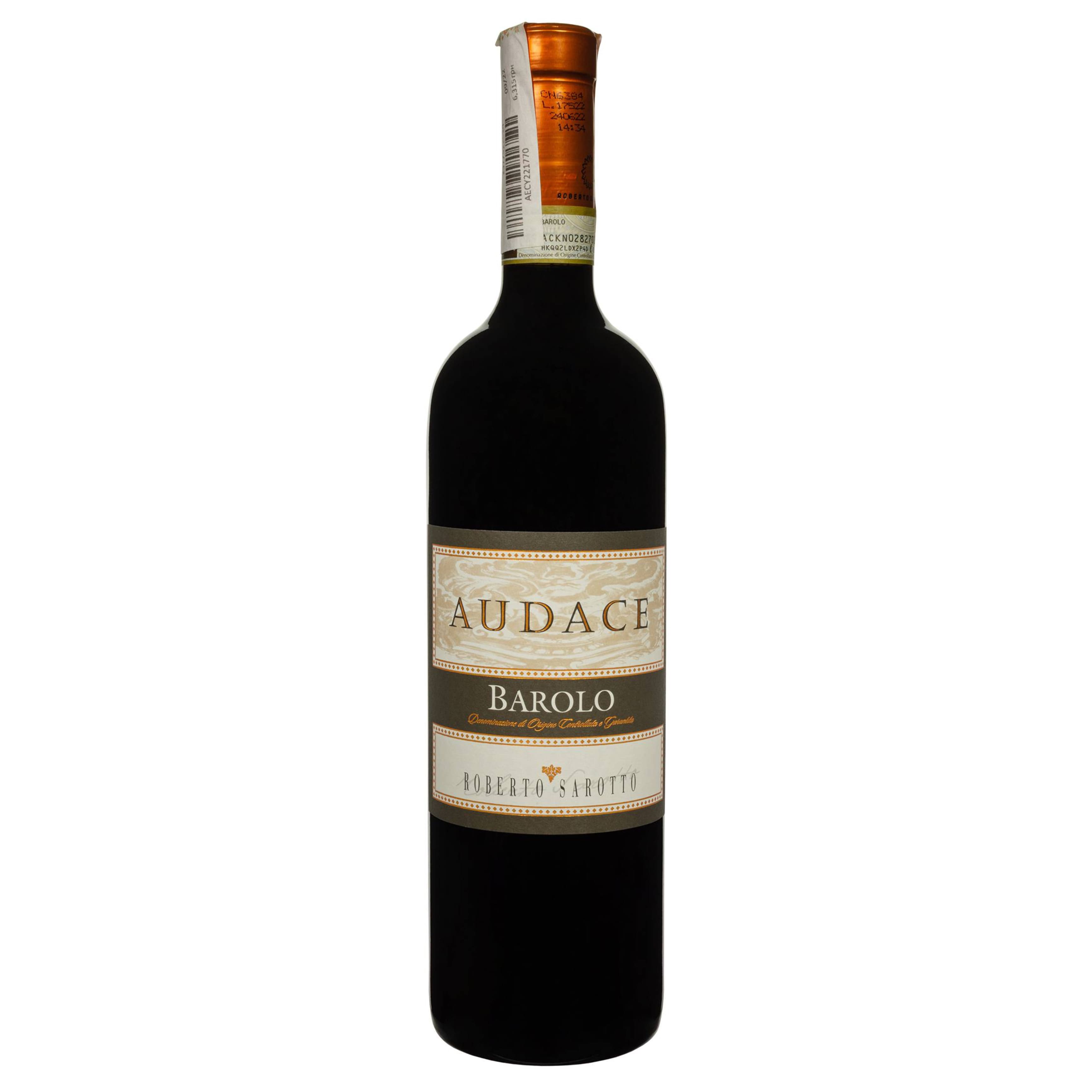 Вино Barolo Audace DOCG Roberto Sarotto сухе червоне 15,5% 0.75