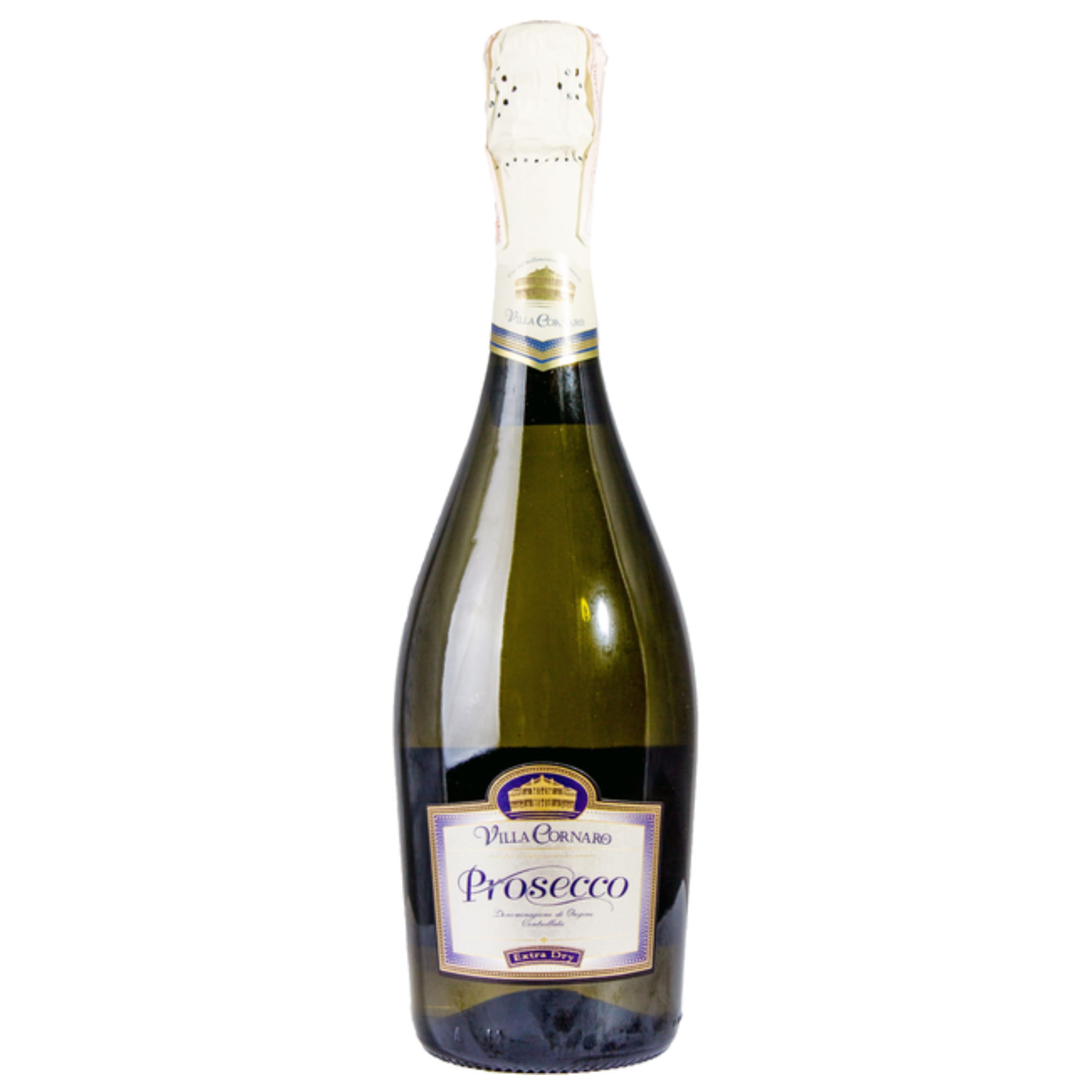 Вино ігристе Villa Cornaro Prosecco DOC Extra Dry сухе біле 11% 0.75 л