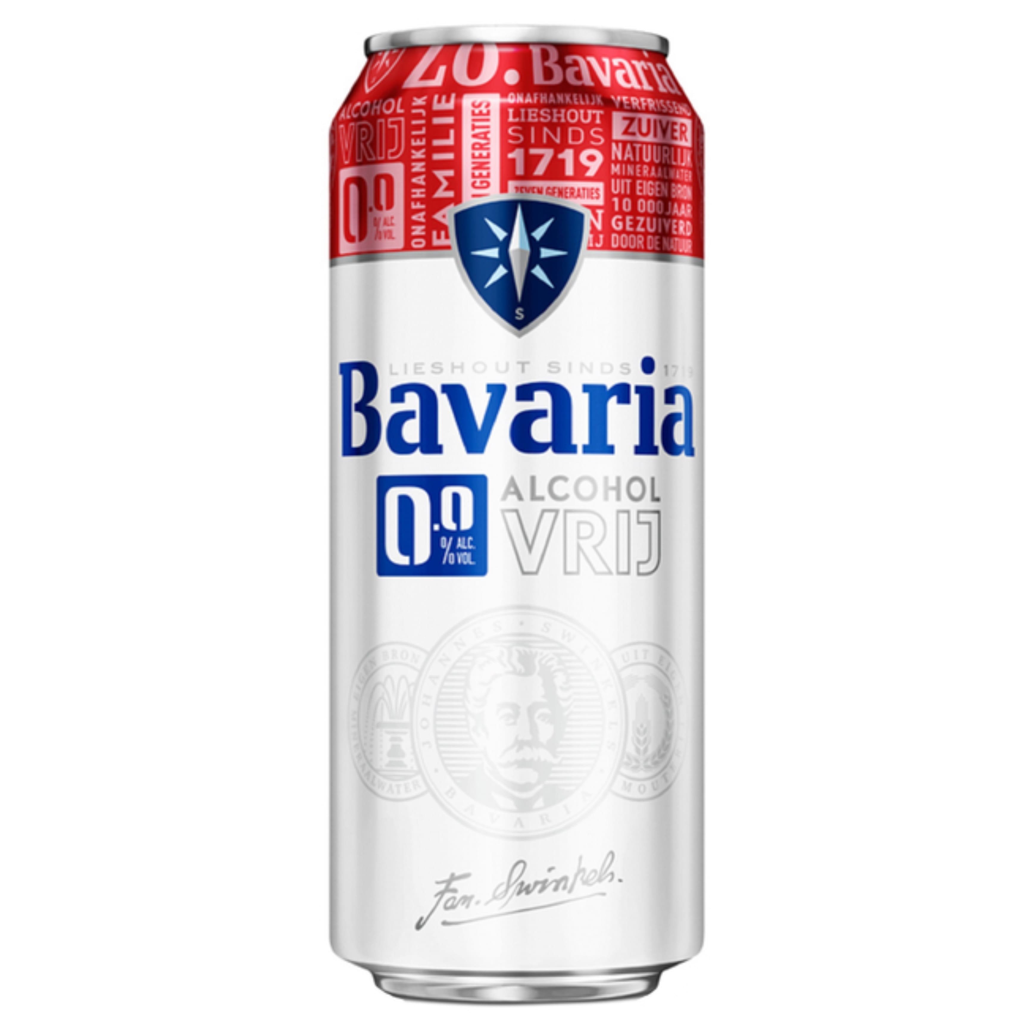 Пиво б/а Bavaria світле фільтр. 0.5 л з/б