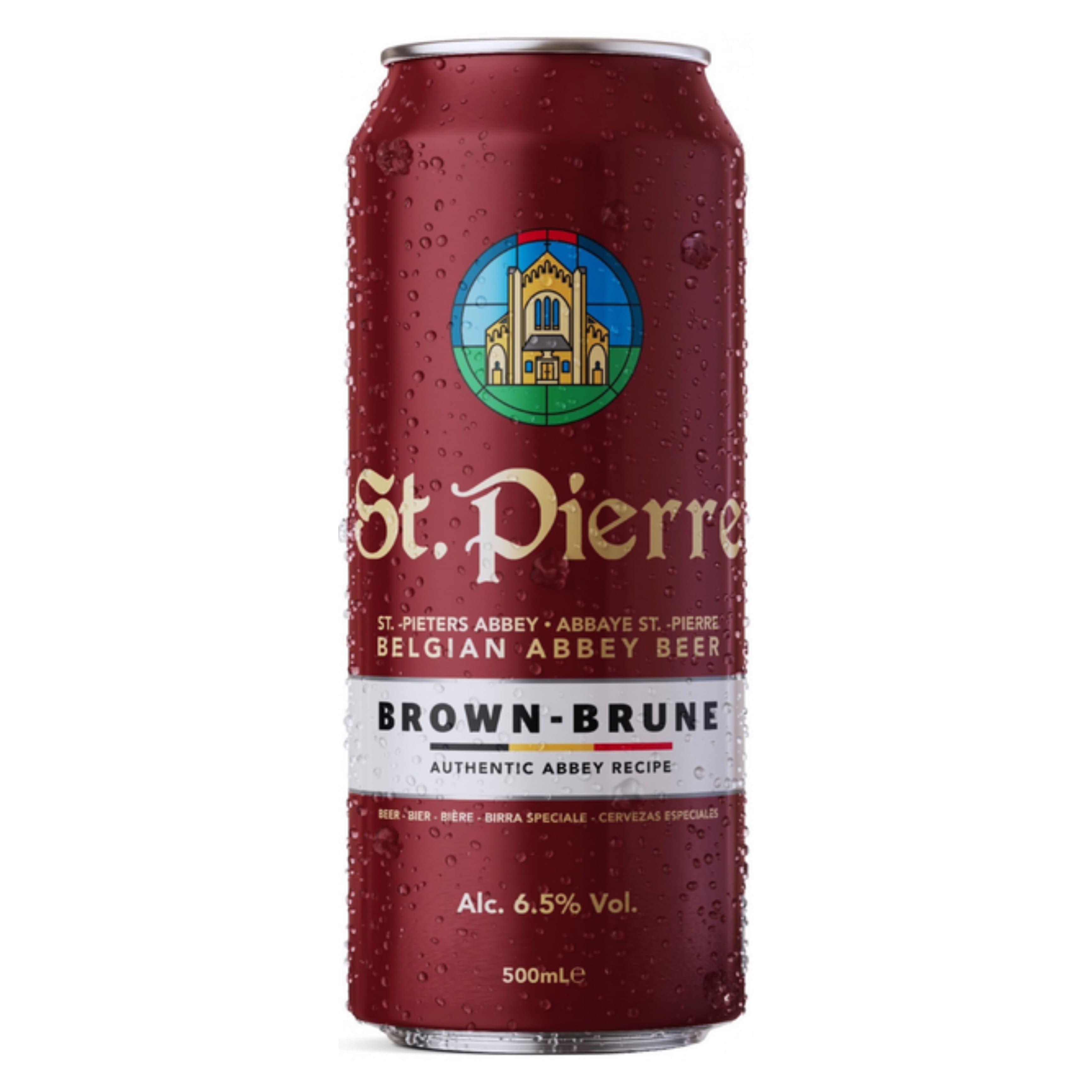 Пиво St. Pierre Brune темне 6.5% 0.5 л з/б