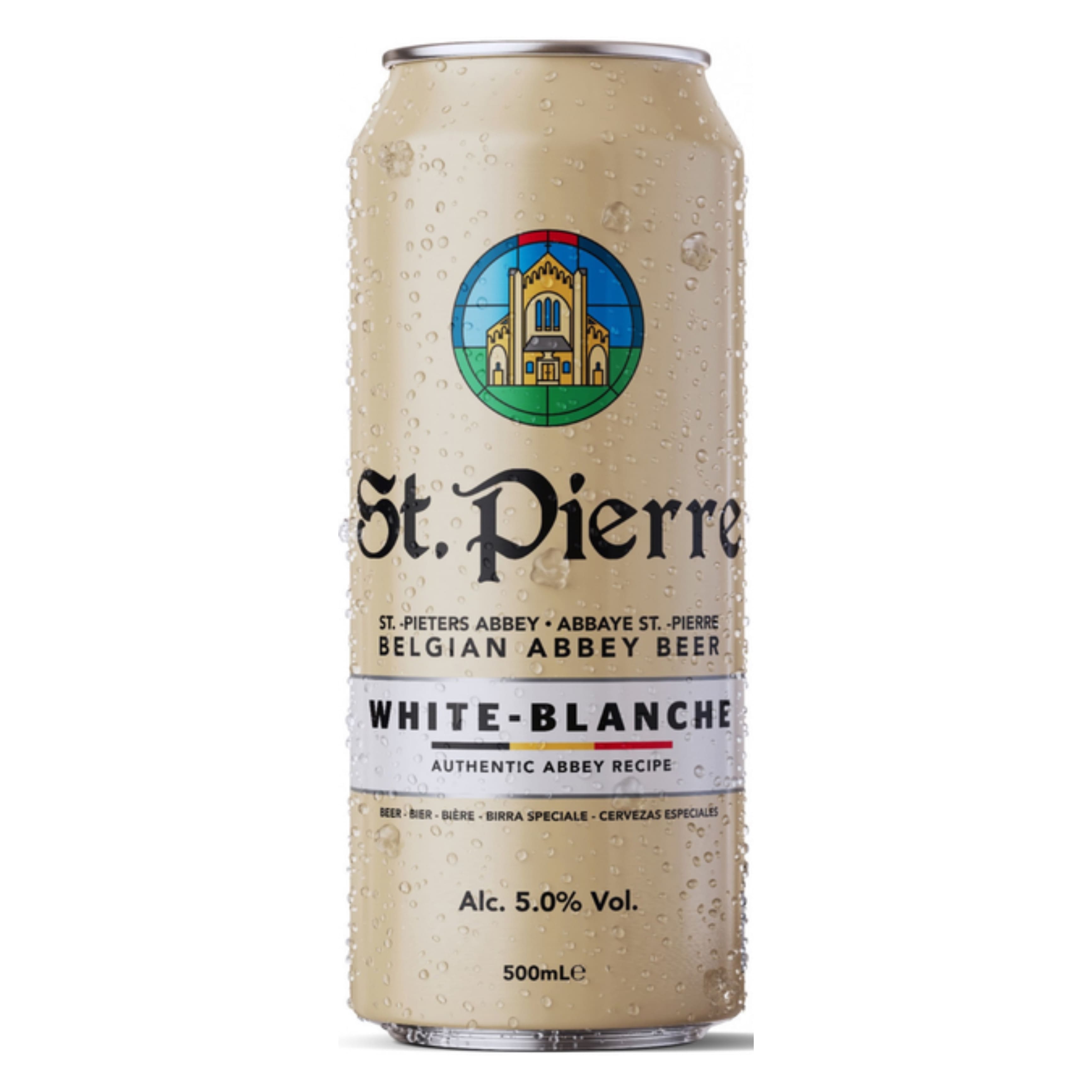 Пиво St. Pierre Blanche світле 5% 0.5 л з/б