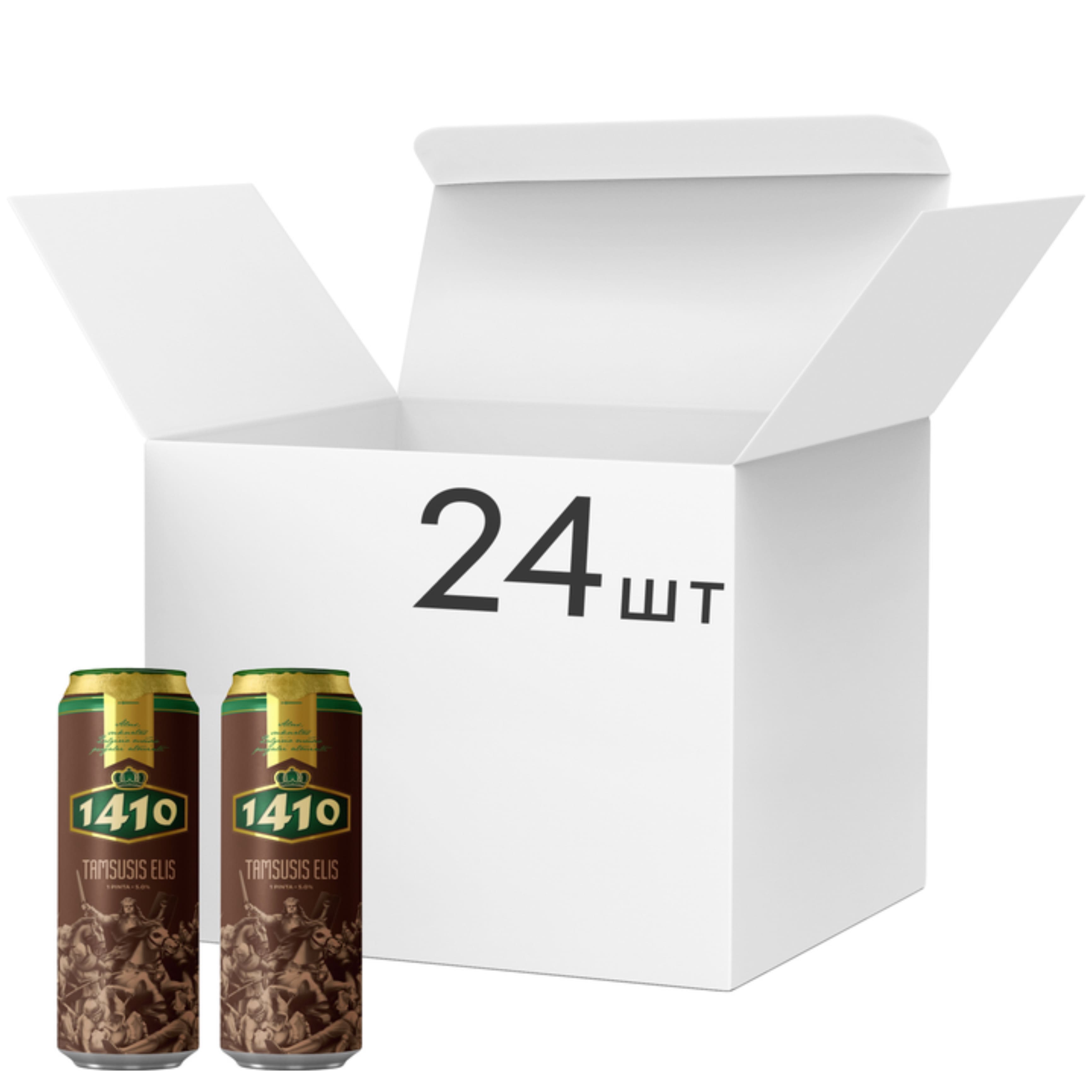 Пиво Volfas Engelman 1410 Tamsusis темне 5% 0.568 л з/б