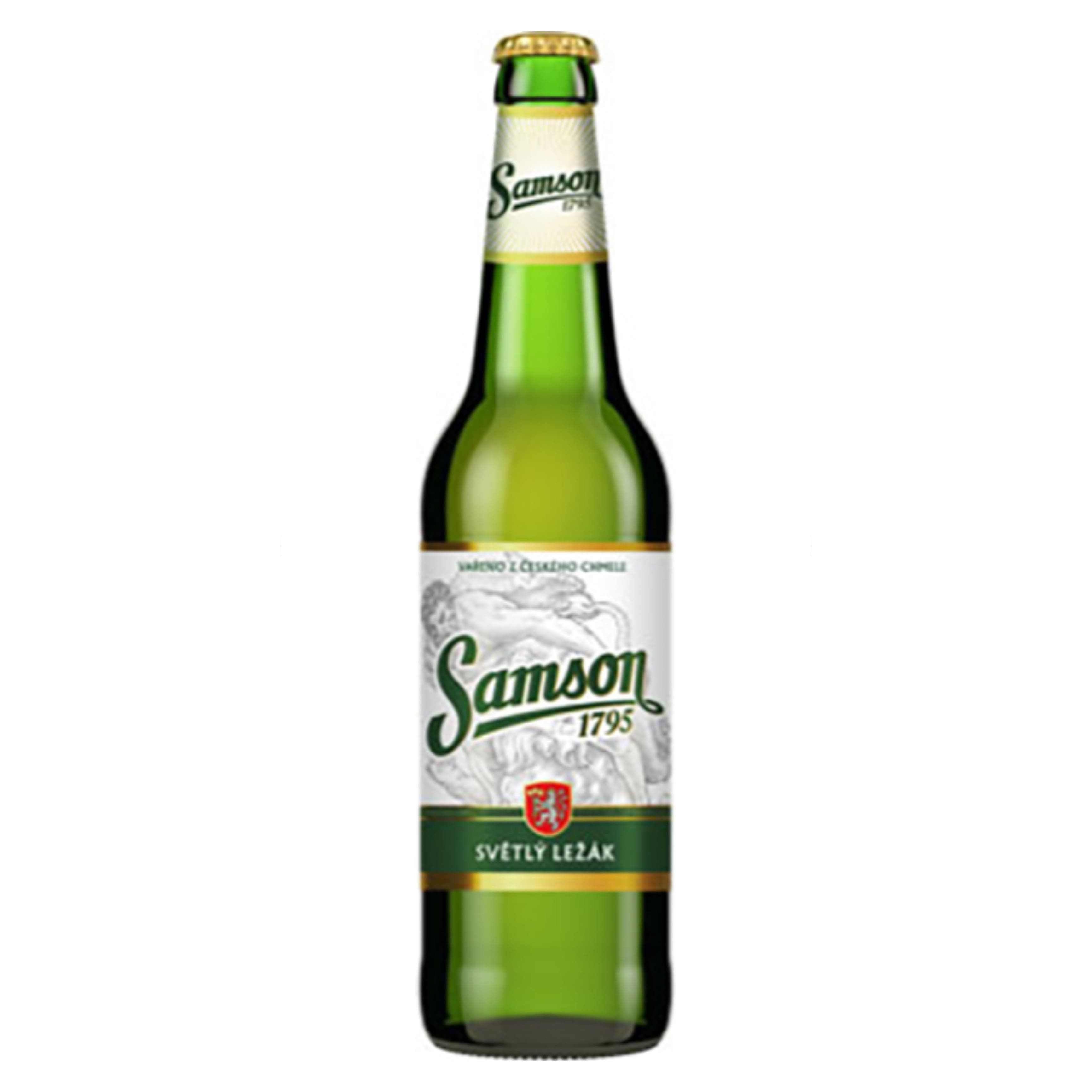 Пиво Samson світле 4.1% 0.5 л скло