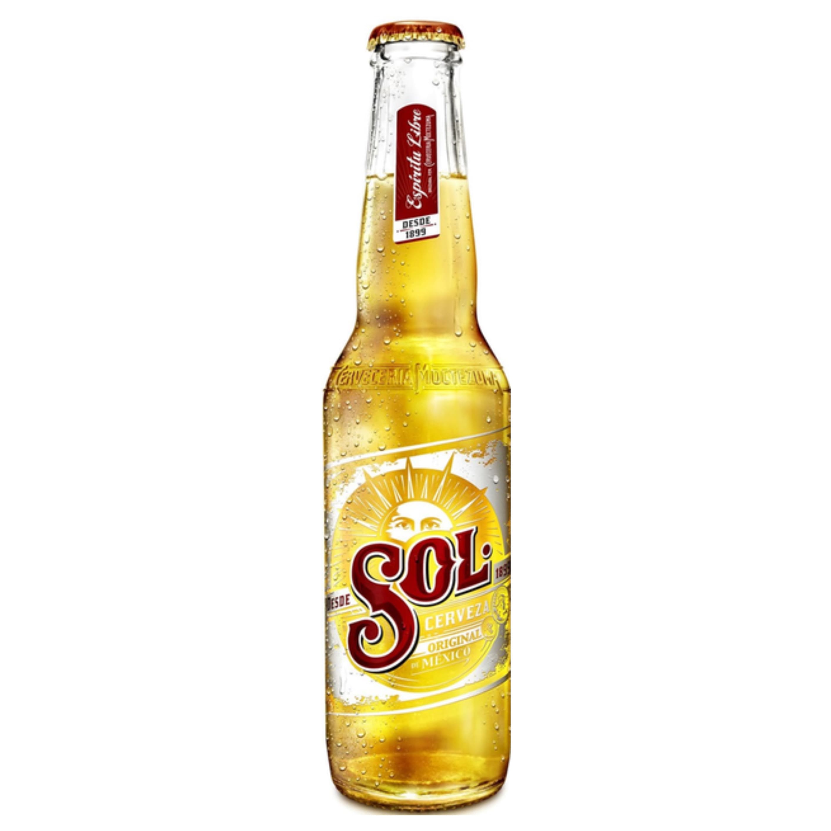 Пиво El Sol світле фільтр. 4.5% 0.33 л скло