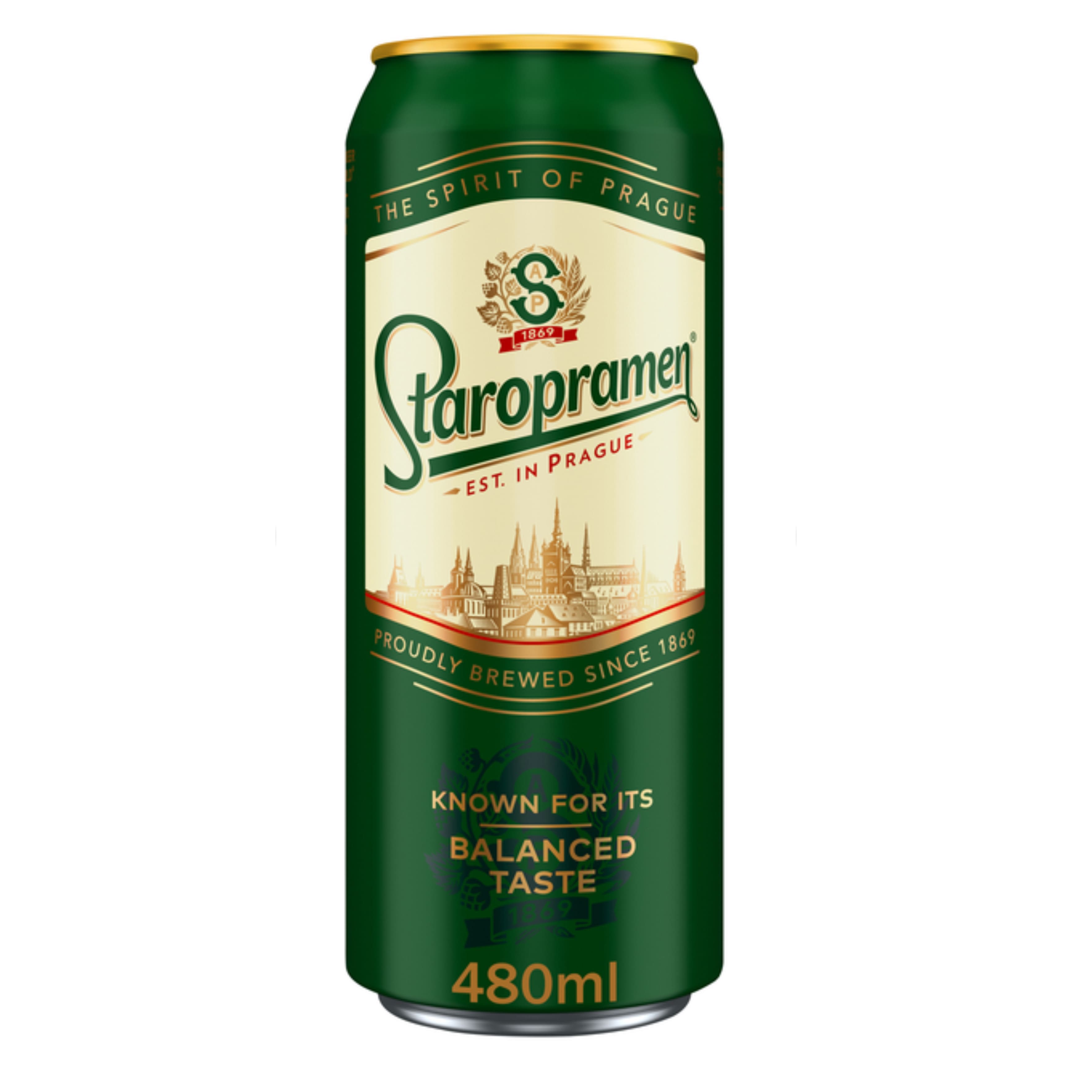 Пиво Staropramen світле 4.2% 0.48 л з/б 