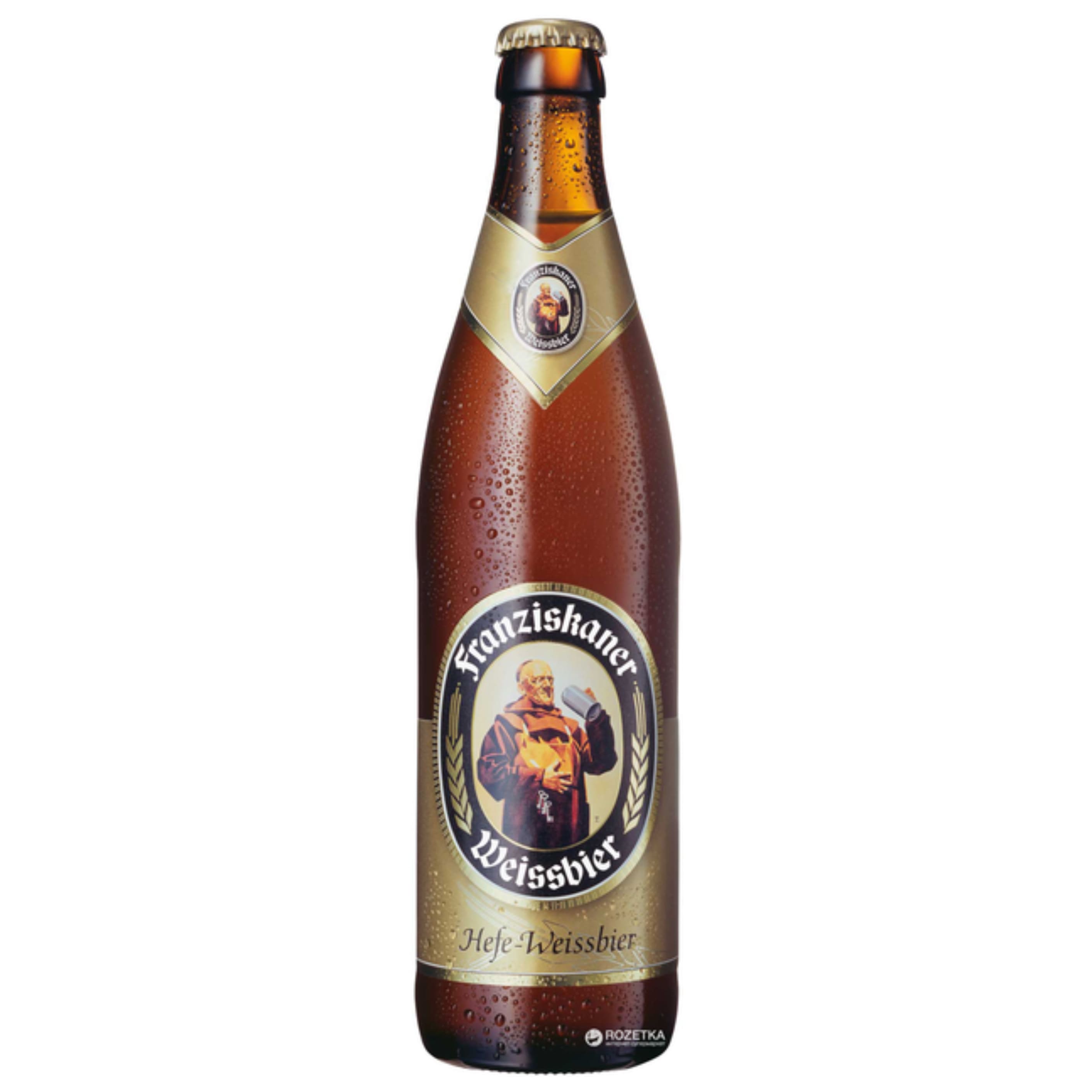 Пиво Franziskaner Weissbier світле нефільтр. 5.1% 0.5 л скло