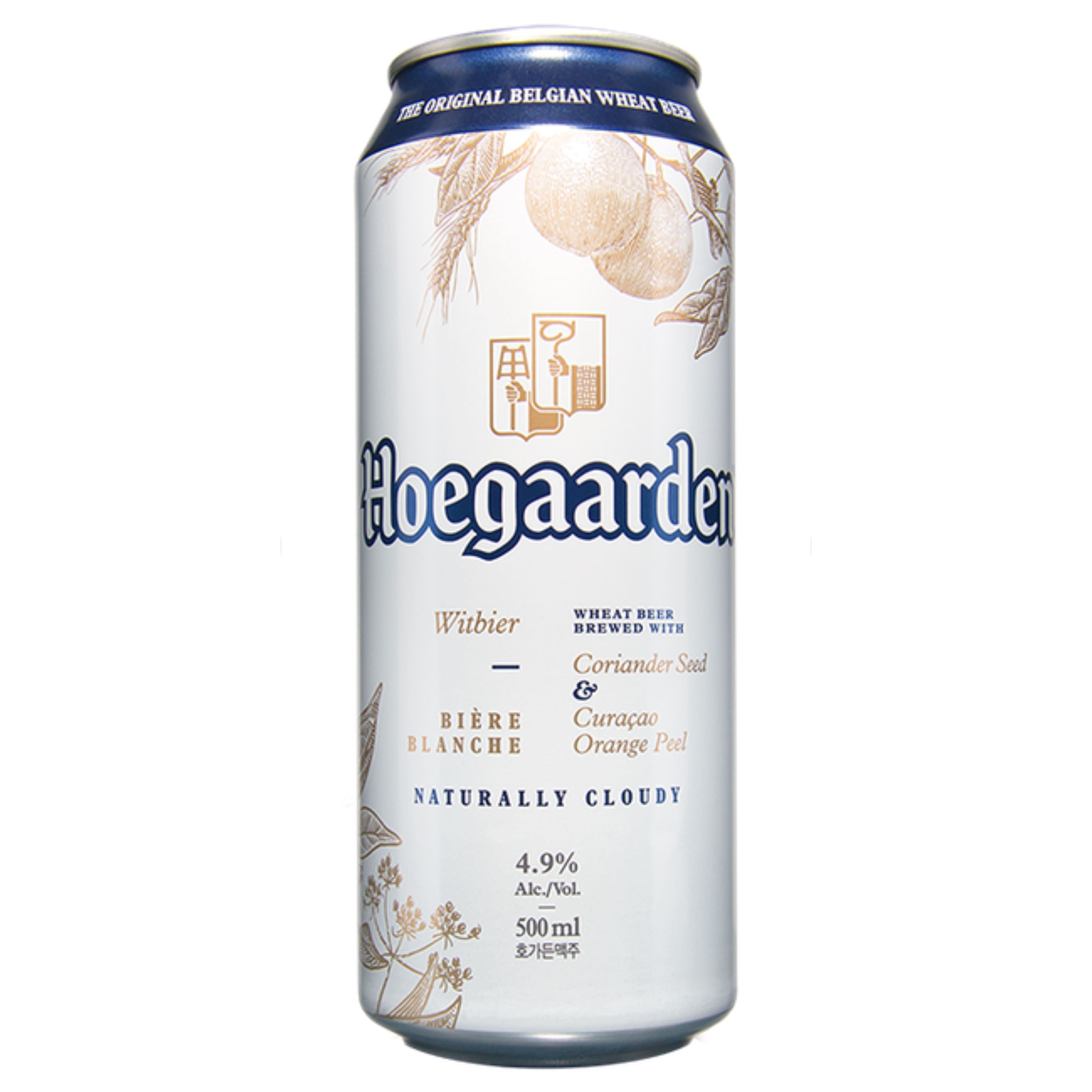Пиво Hoegaarden White світле нефільтр. 4.9% 0.5 л з/б