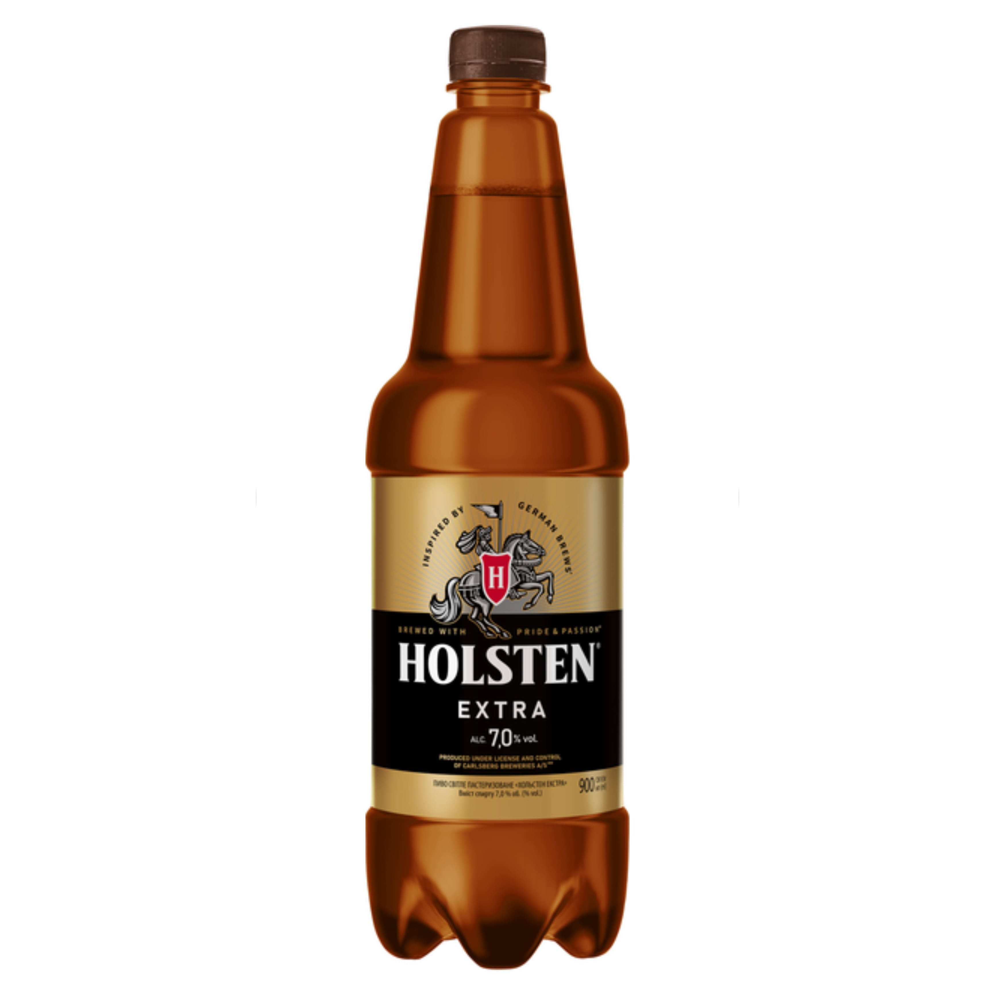 Пиво Holsten Extra світле 7% 0.9 л ПЕТ