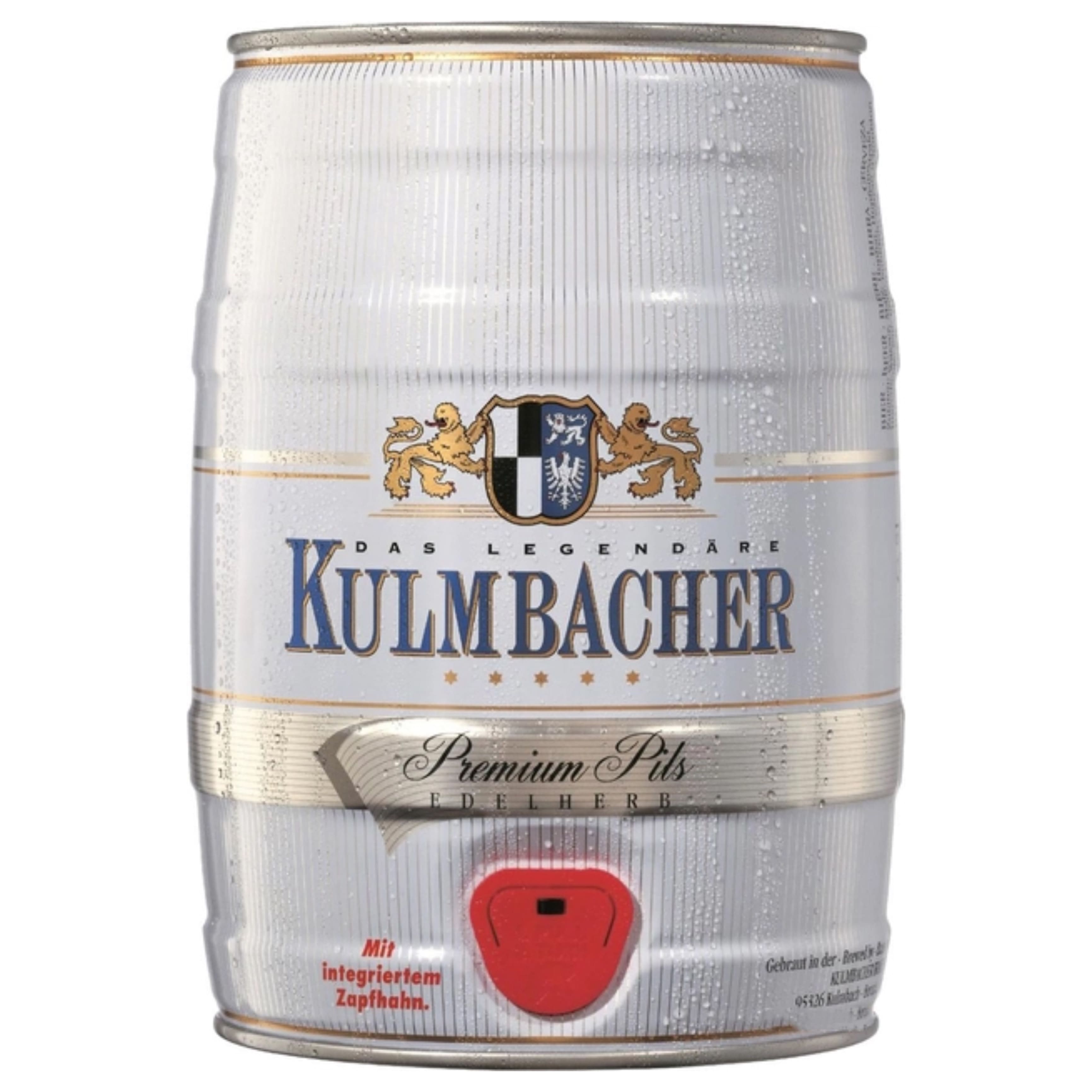 Пиво Kulmbacher Edelherb Pils світле фільтр. 4.9% 5 л 