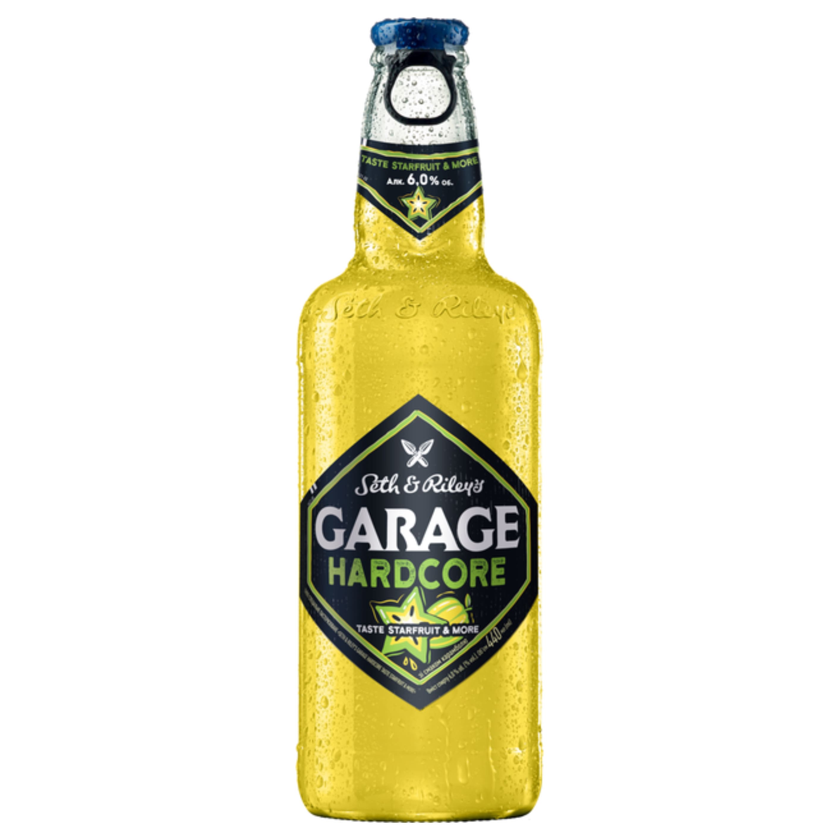 Пиво Garage Hardcore taste Starfruit & More 6% 0.44 л скло